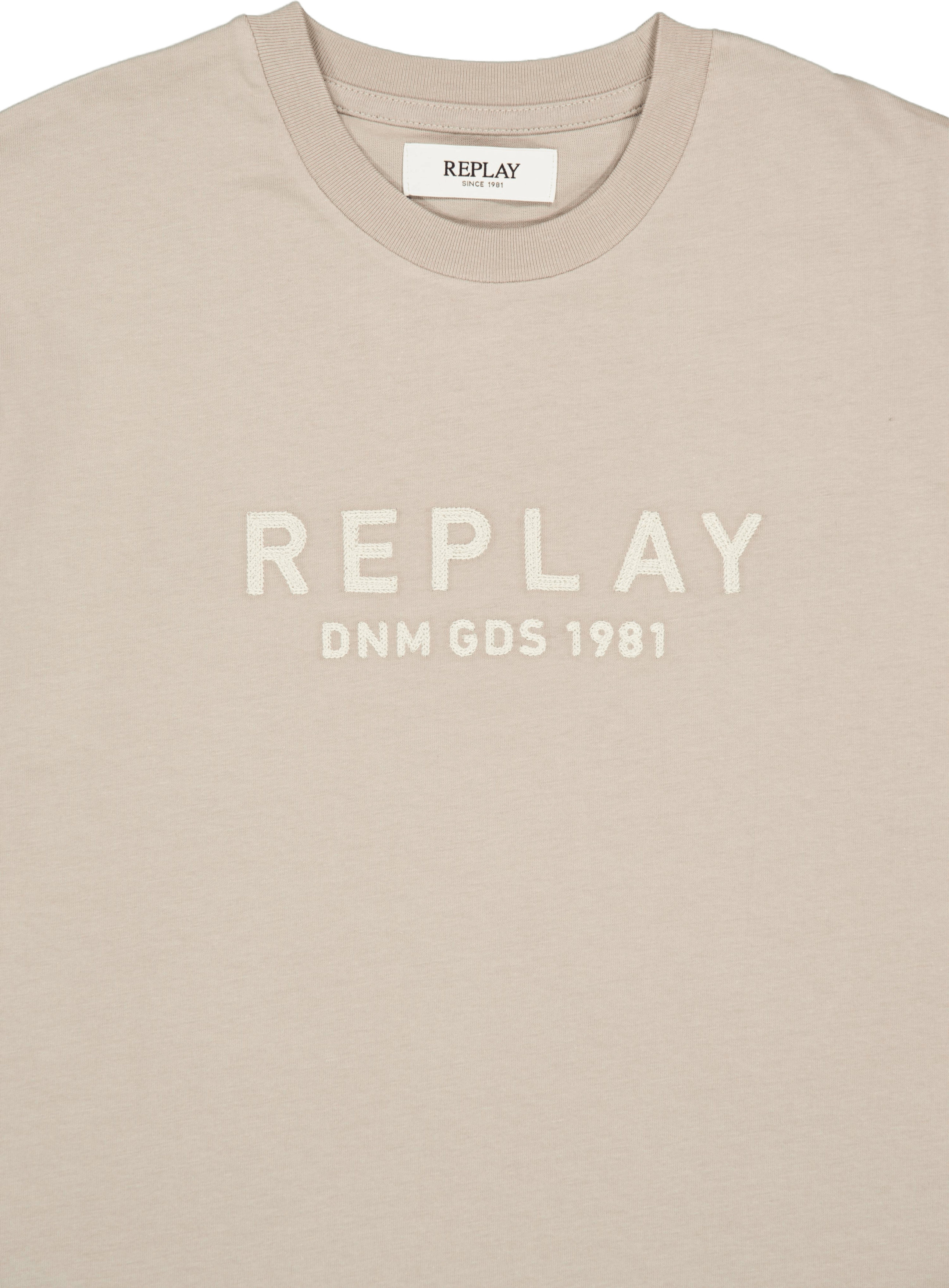 Embroided Logo Tee Stone - Bild 3