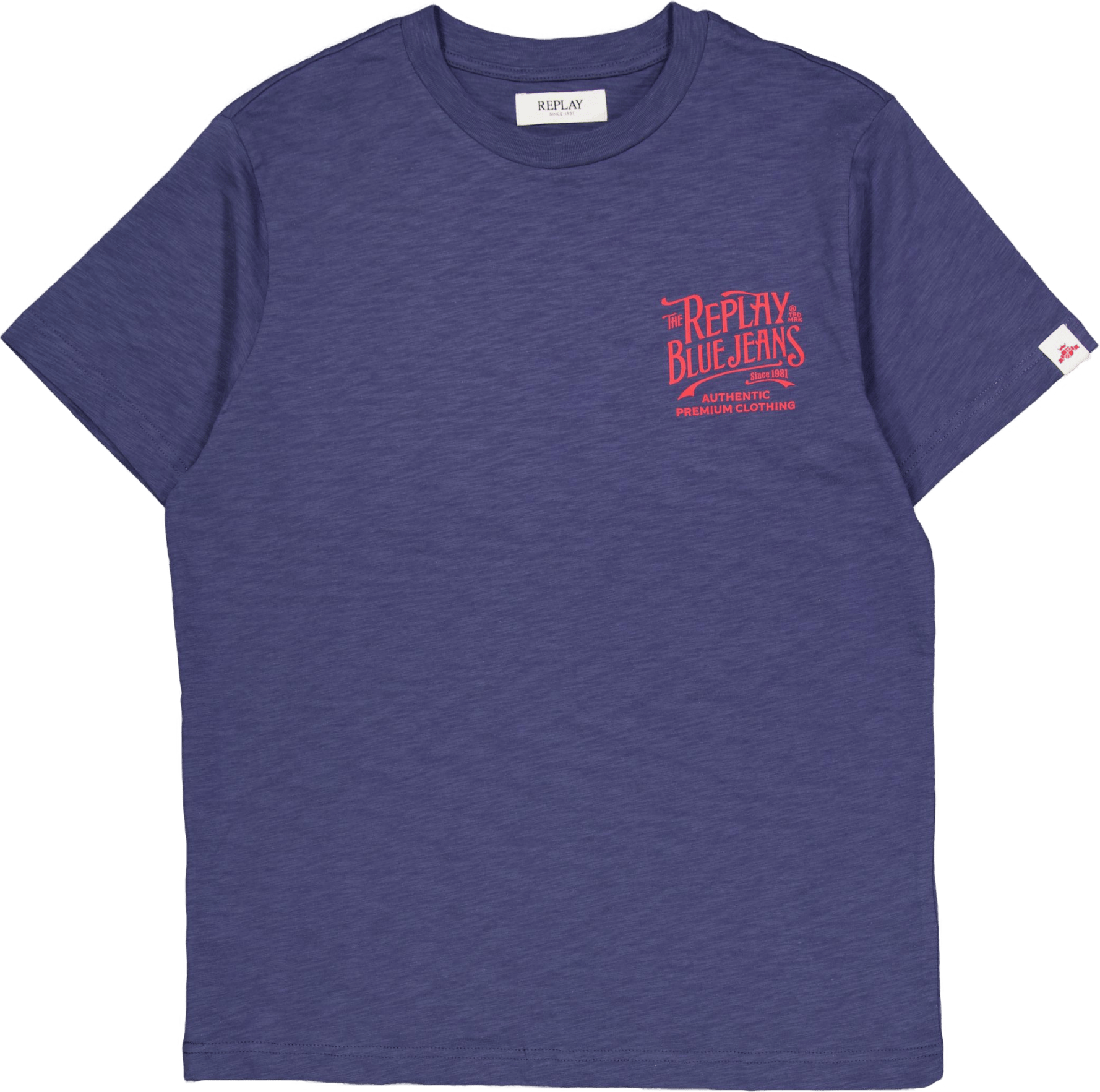 Backprint Tee Medium Blue