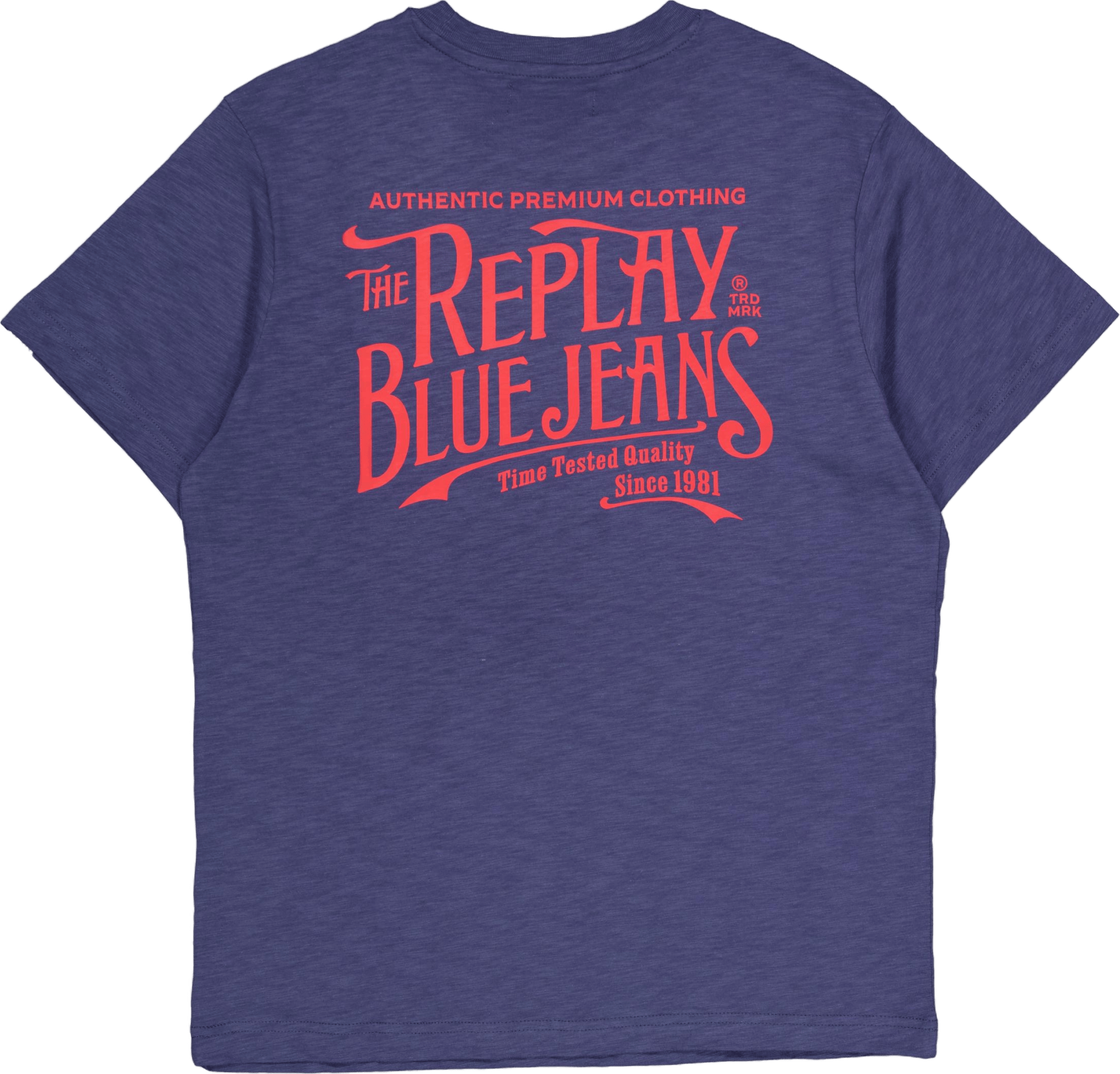 Backprint Tee Medium Blue - Bild 2