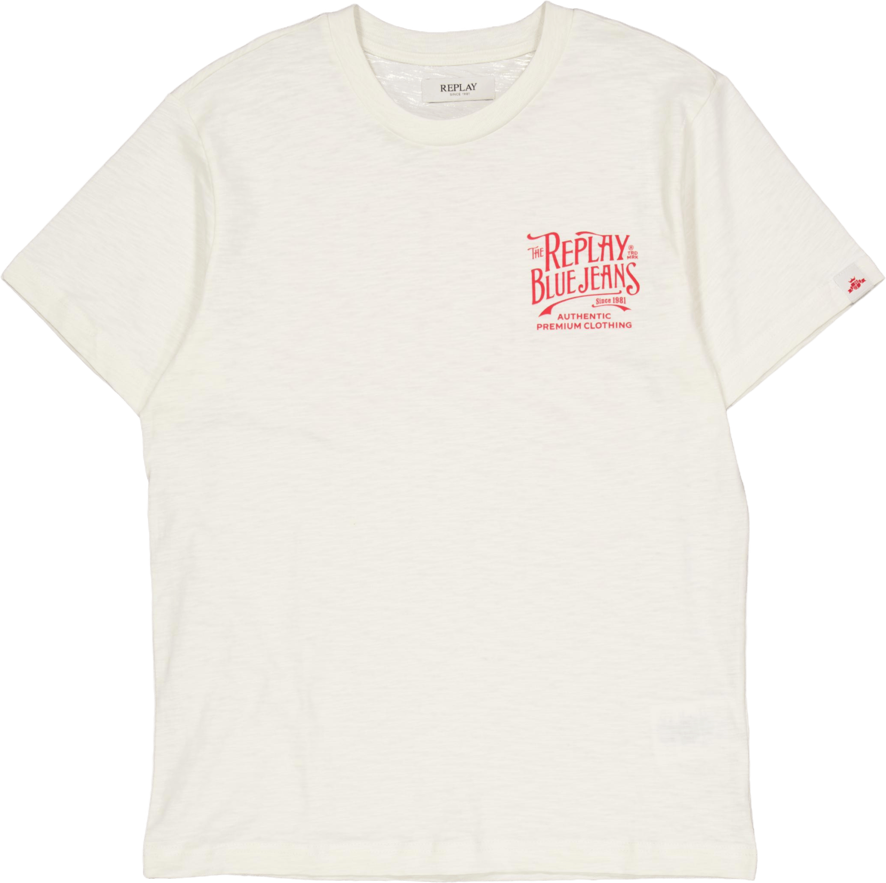 Backprint Tee Butter White