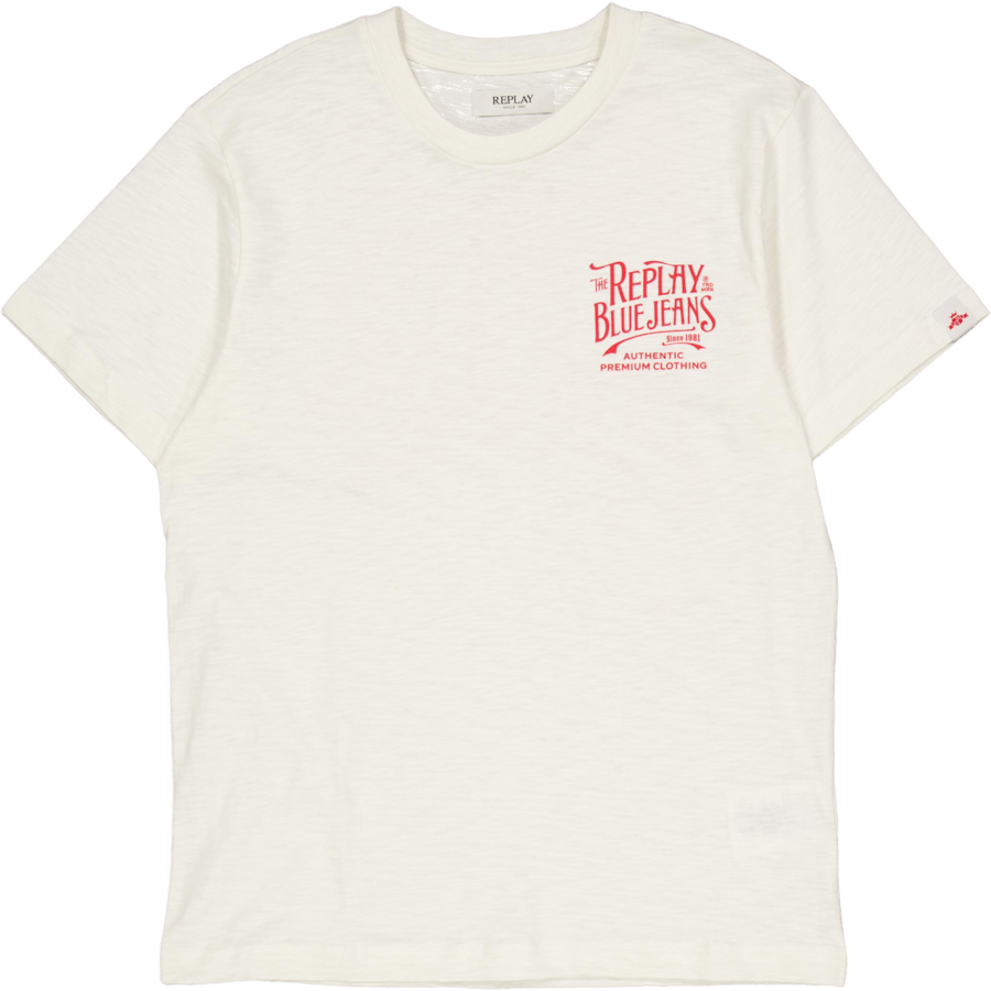 Backprint Tee Butter White