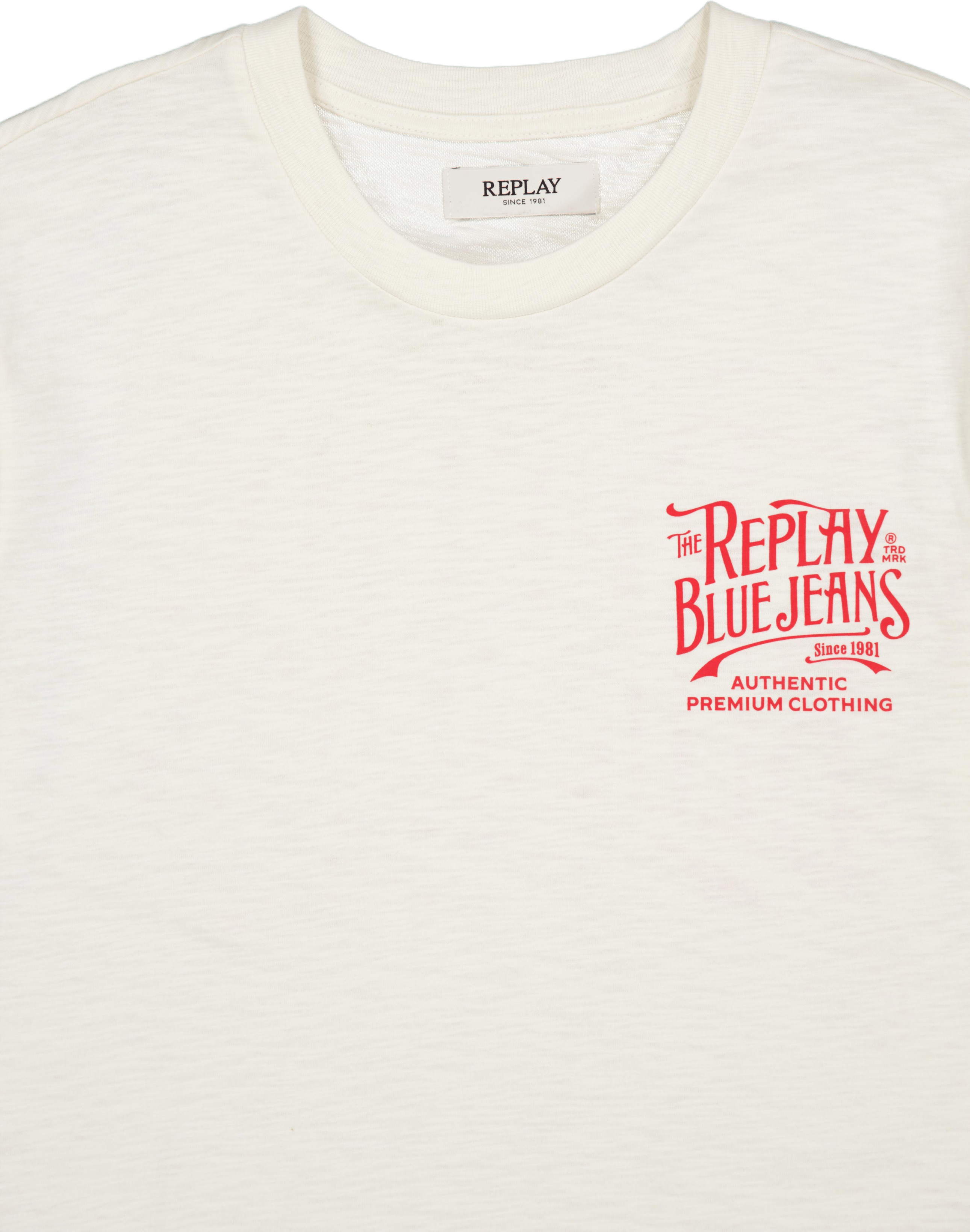 Backprint Tee Butter White - Bild 3
