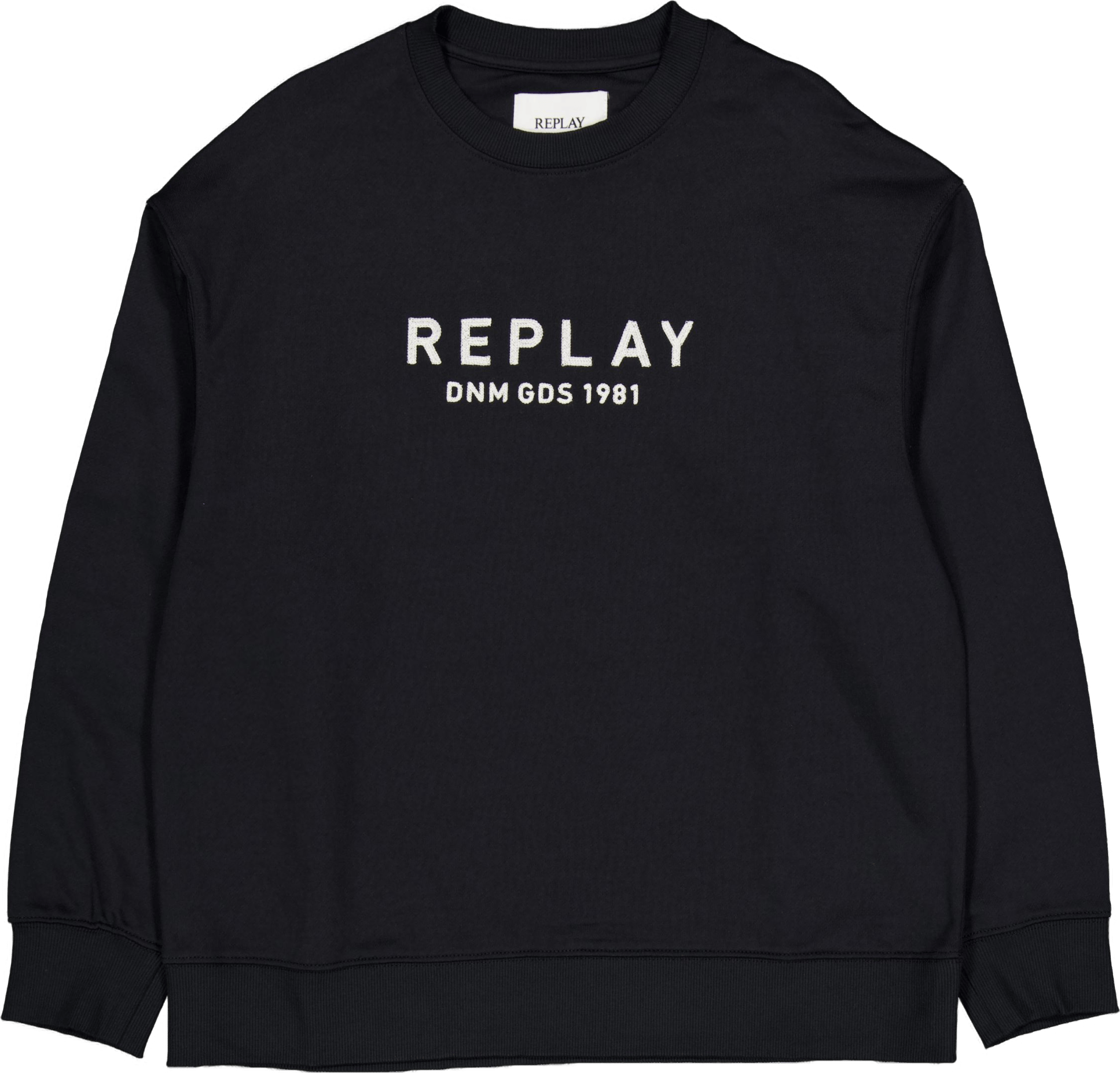 Embroided Logo Sweatshirt Black