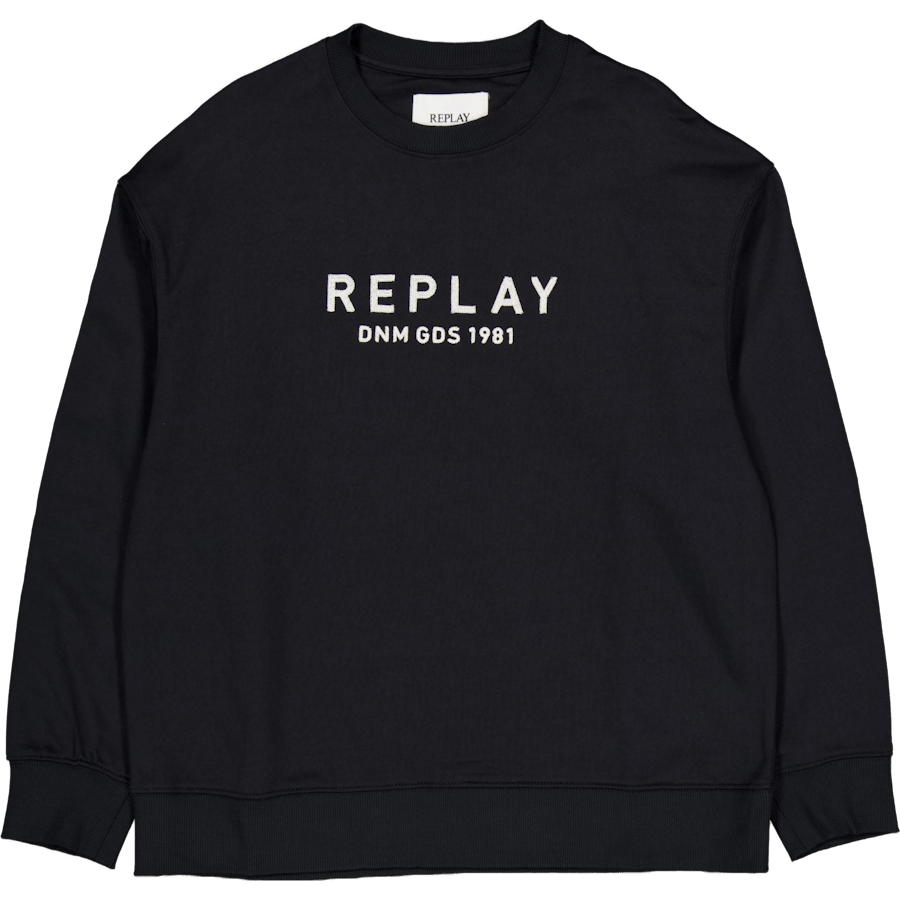 Embroided Logo Sweatshirt Black