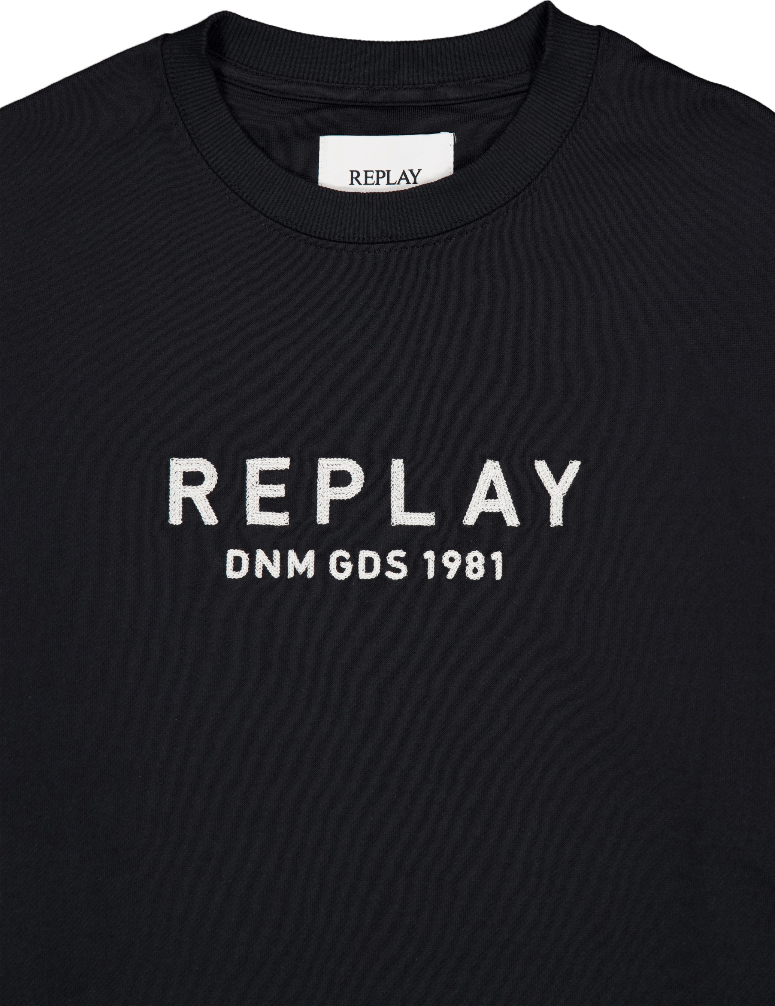 Embroided Logo Sweatshirt Black - Bild 3