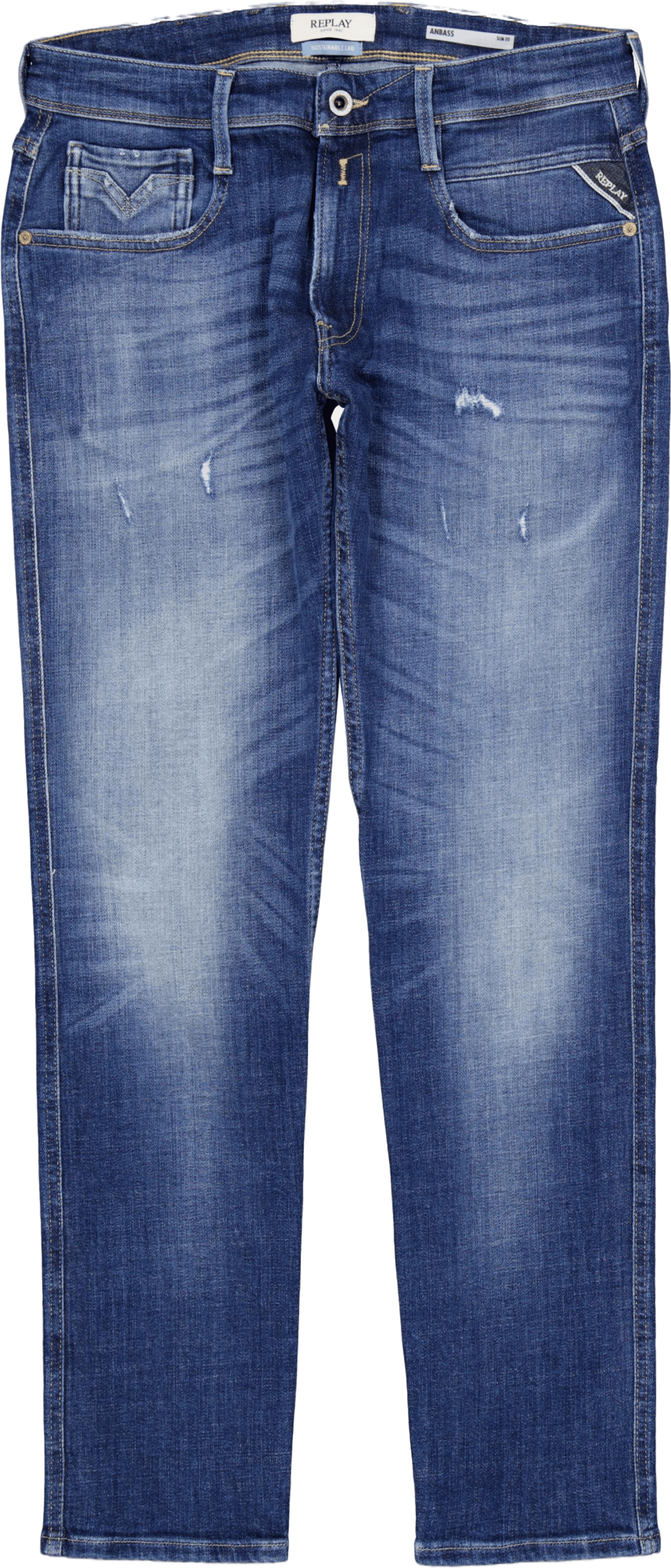 Anbass Powerstretch Aged Medium Blue