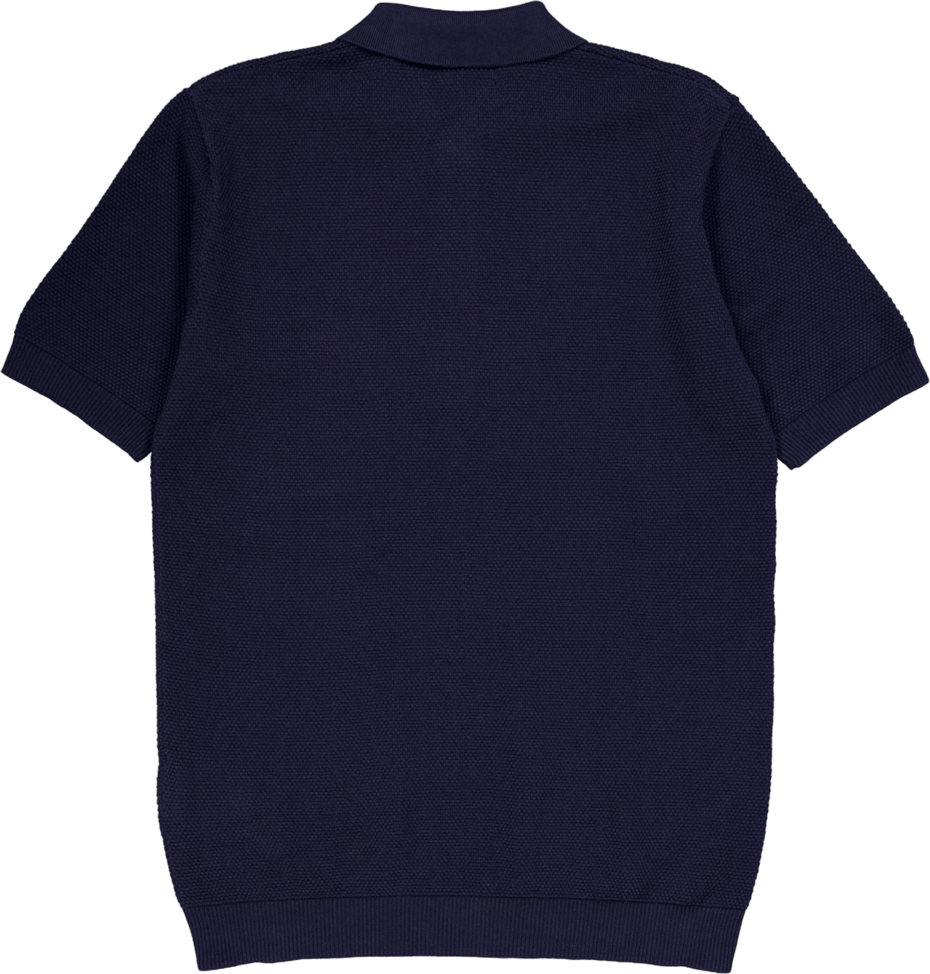 Knitted Polo Shirt Stone Blue - Bild 2