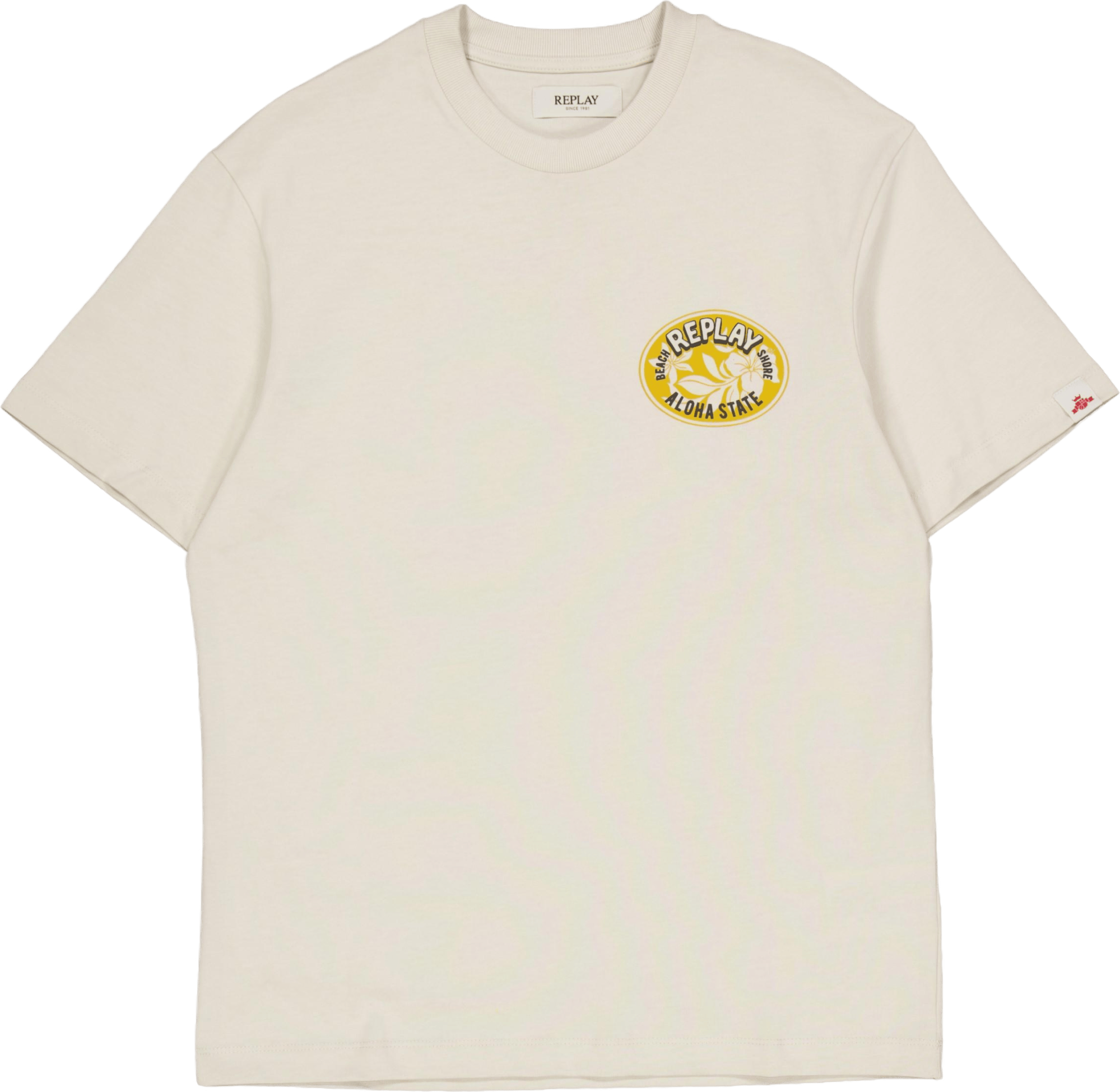 Backprint Tee Alabaster