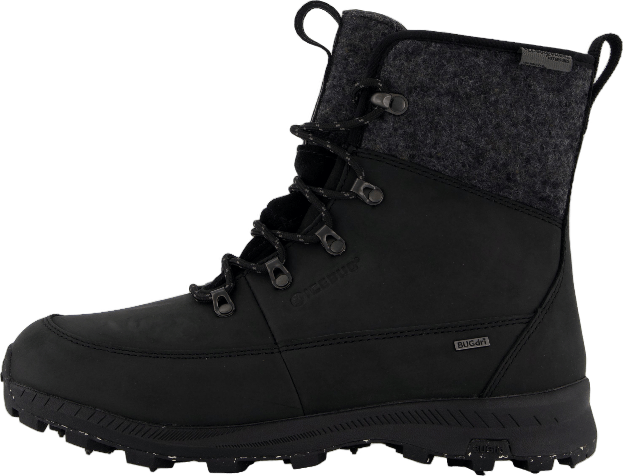 Adak Rewool W Bugrip Black/grey