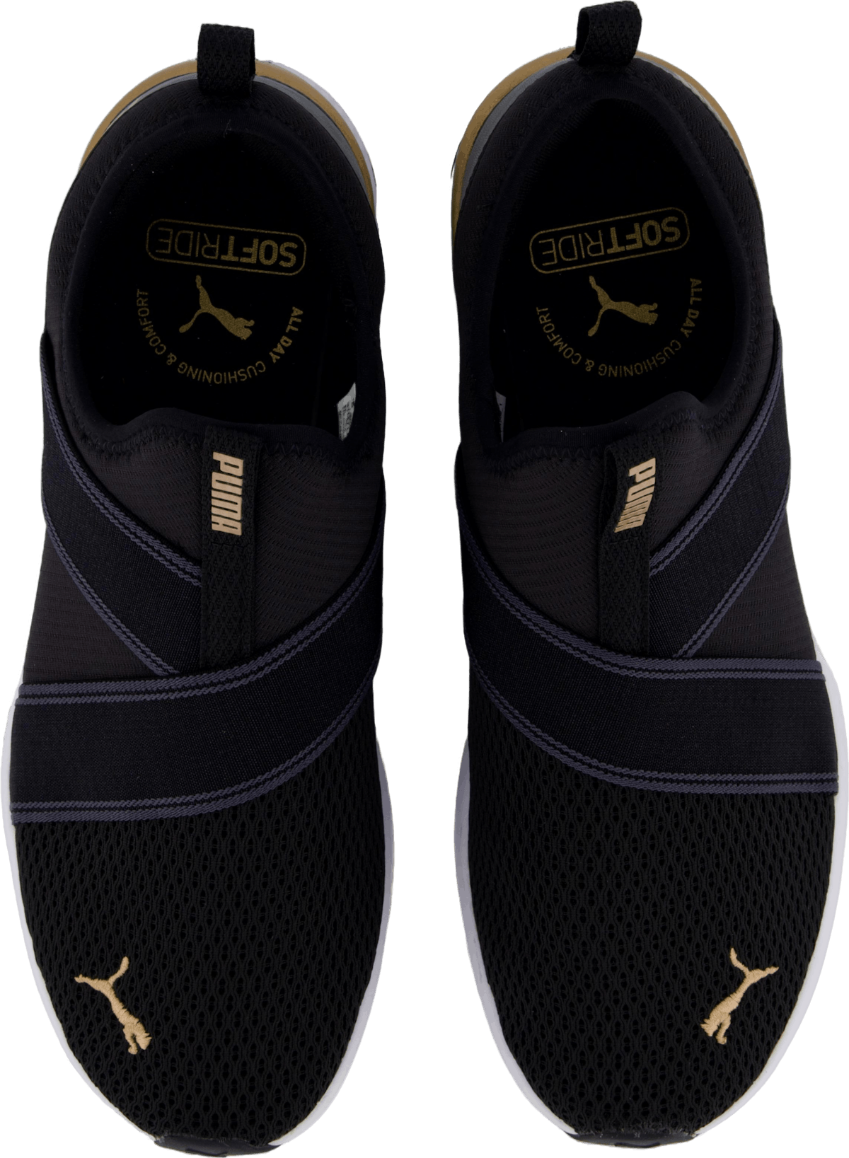 Softride Harli Slip On Wns Puma Black-puma White-puma Gol