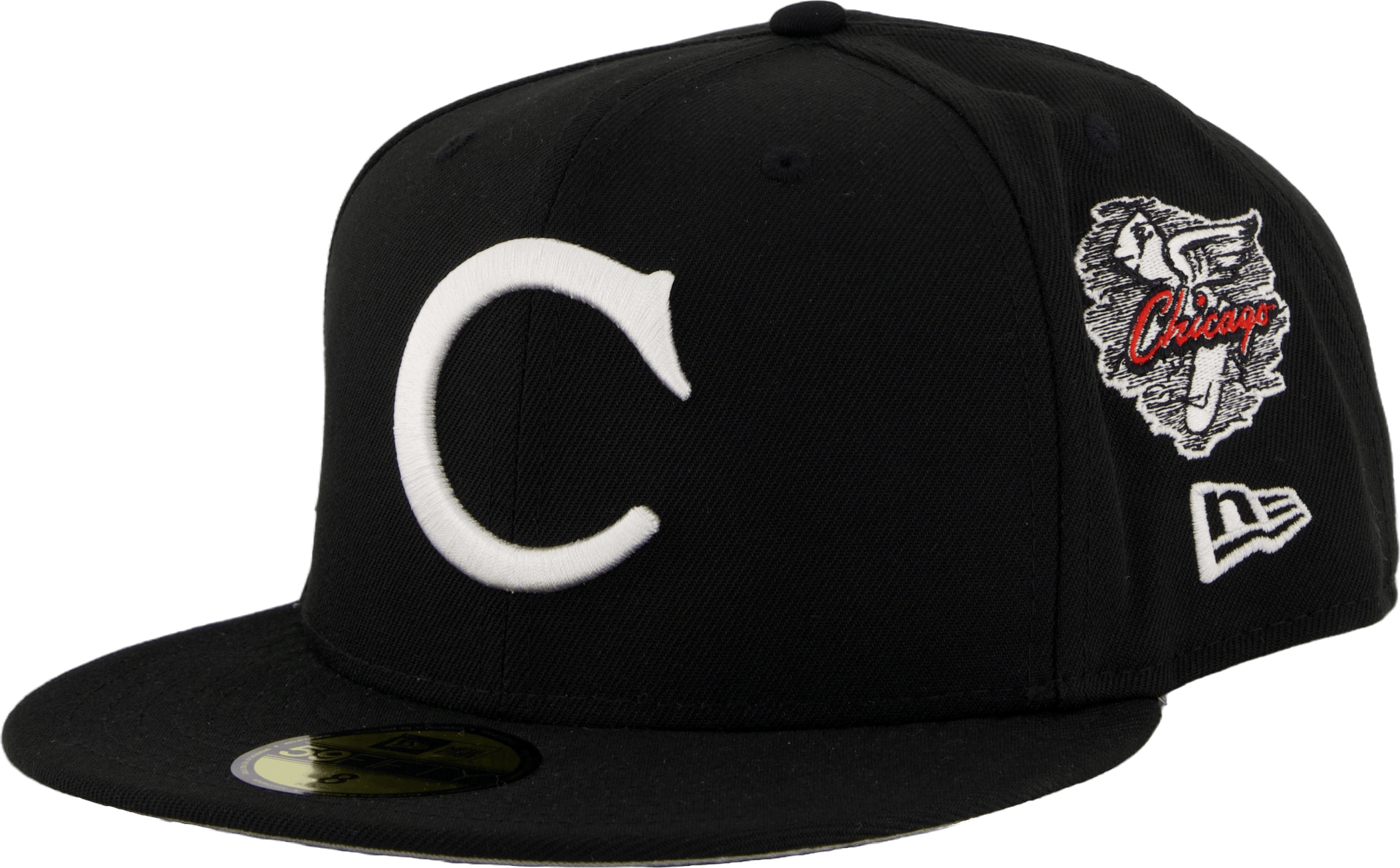Mlb Coops Patch 59fifty Chiwh Blk