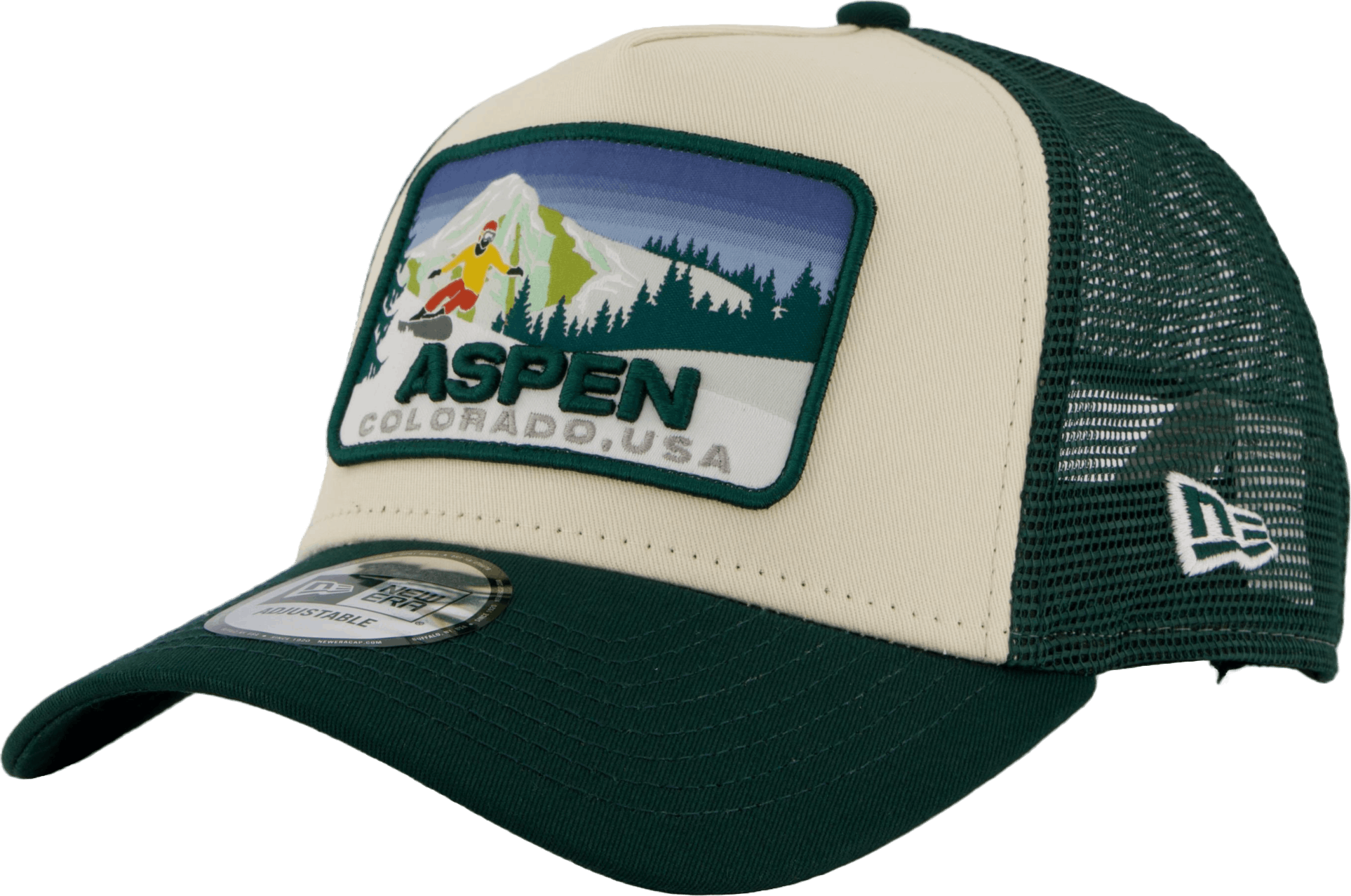 Ski Patch Trucker Dkgofw, Male, Kläder, hattar och kepsar, Grön, ONESIZE