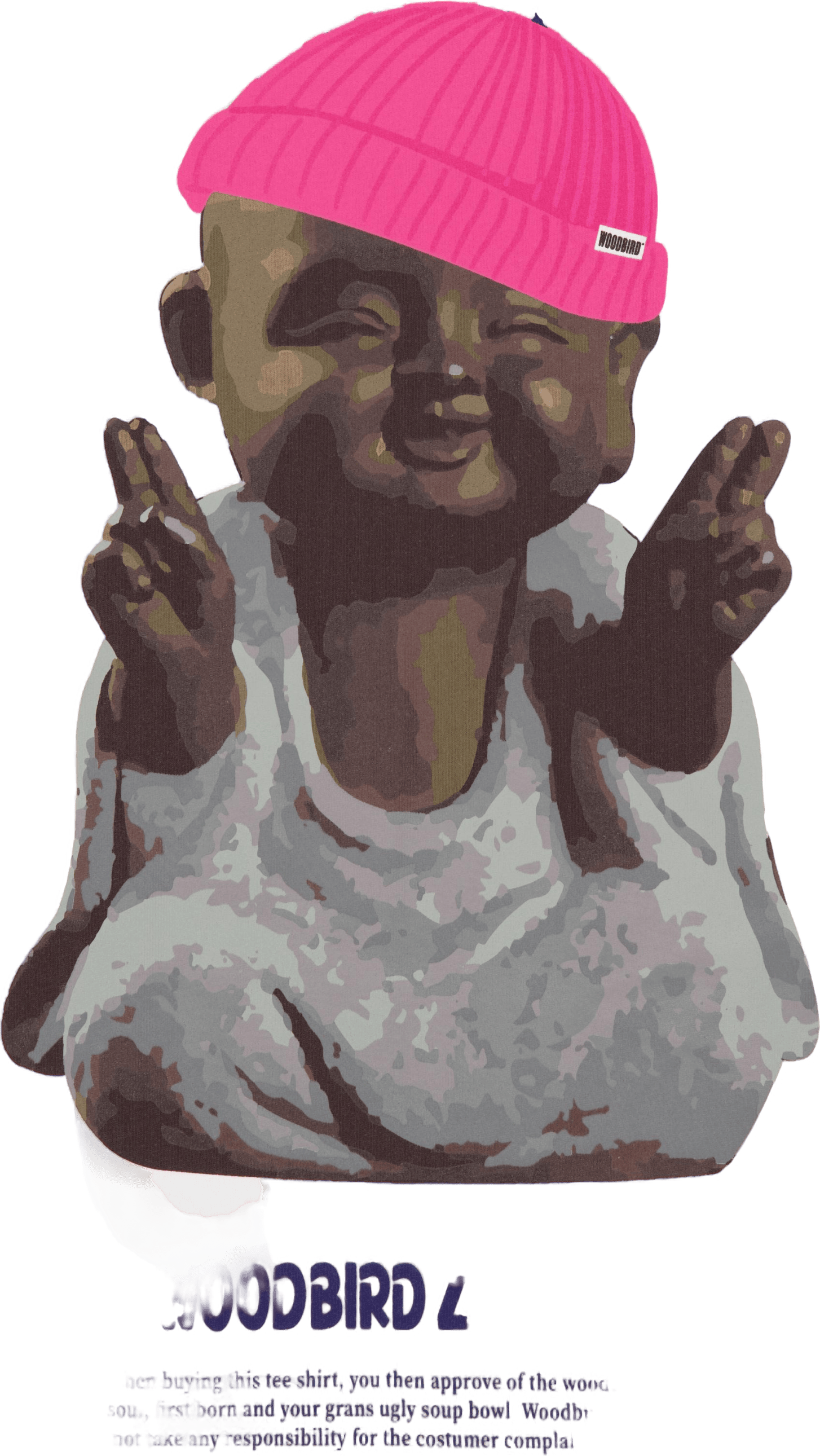 Wbbaine Dude Tee White - Bild 4