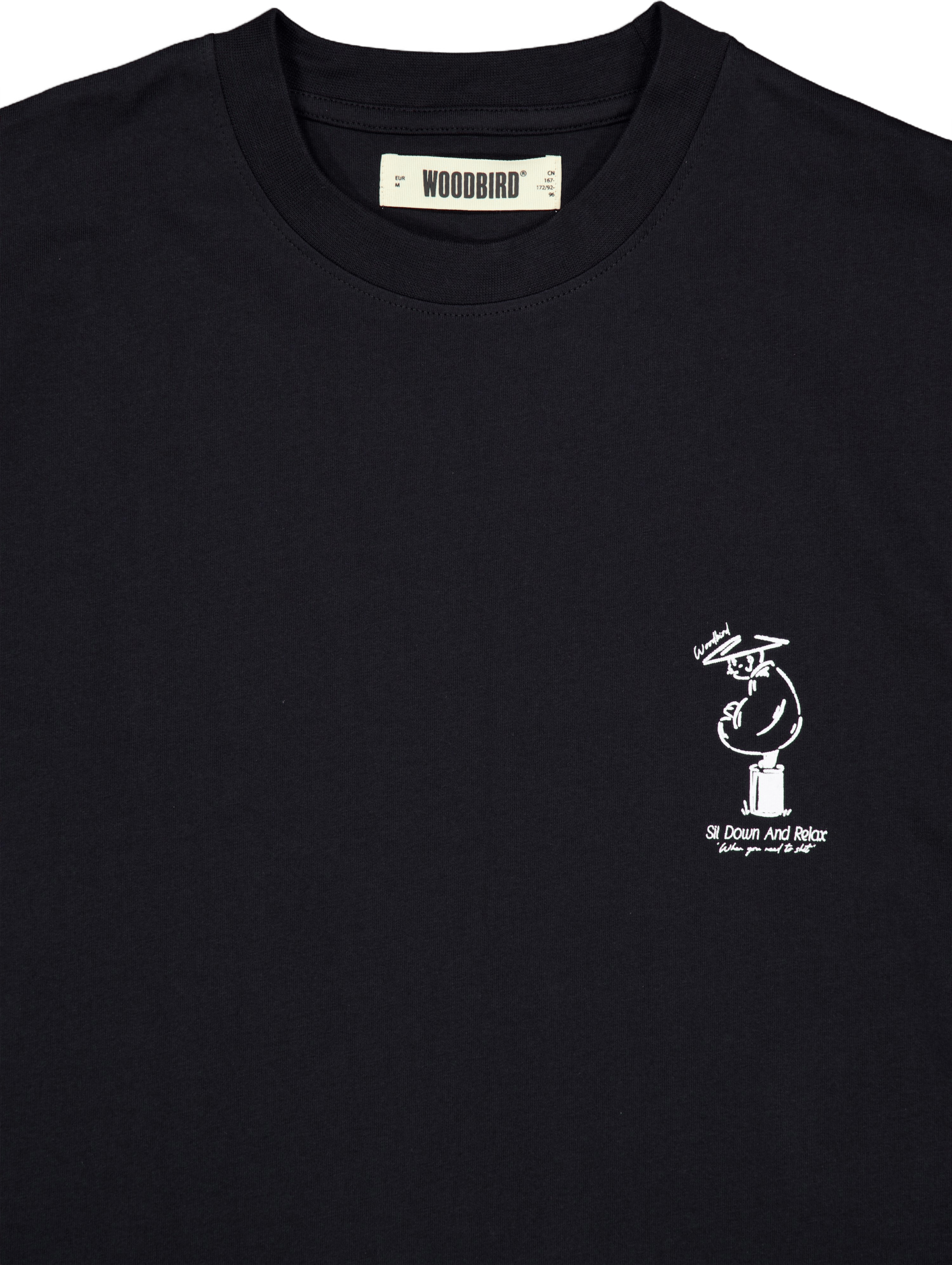 Wbbaine Relax Tee Black - Bild 3