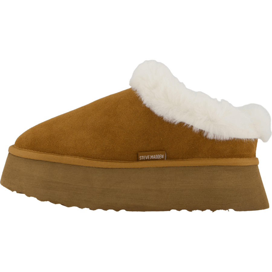 Chaplin Slide Chestnut Suede