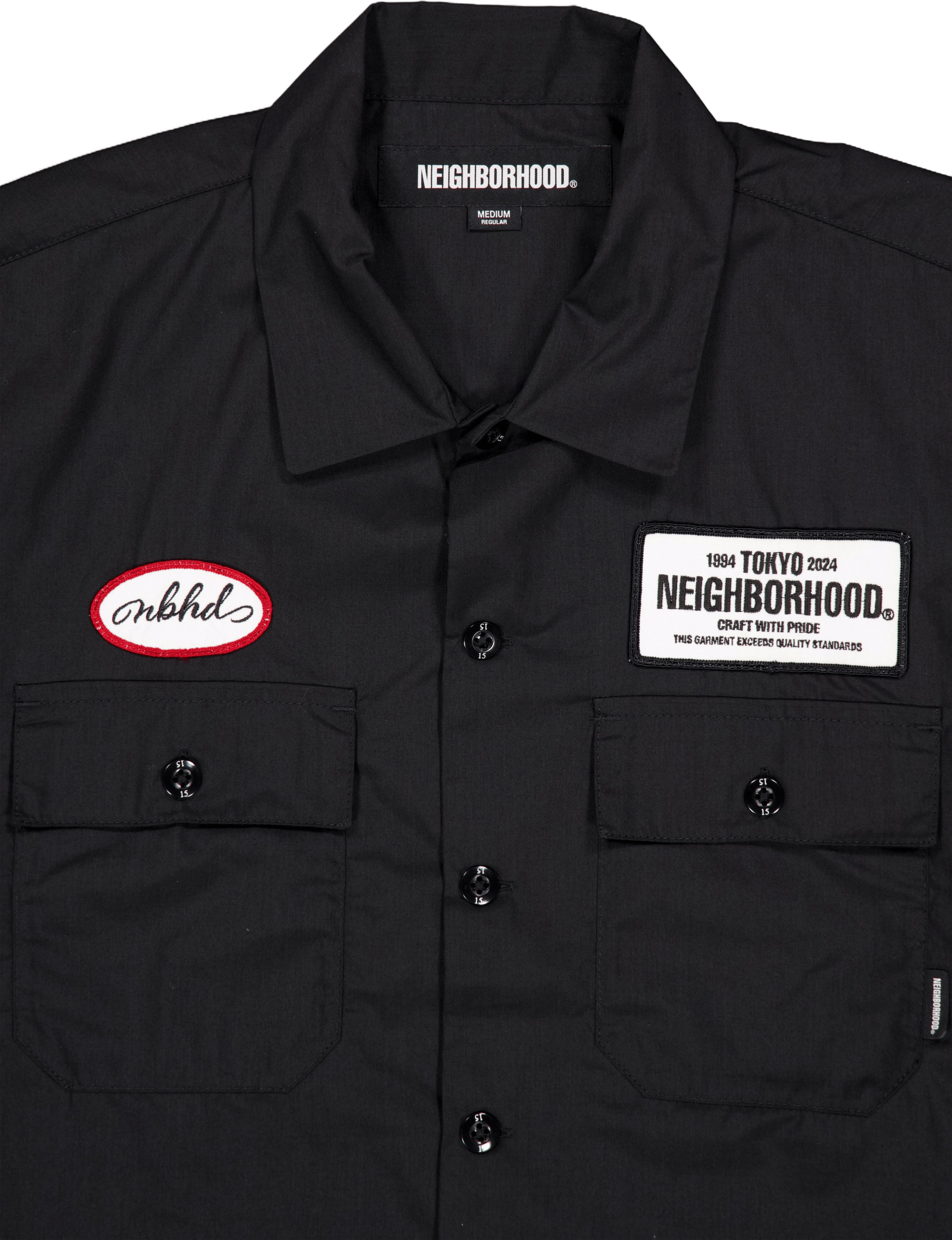 Classic Work Shirt Ss Black - Bild 3