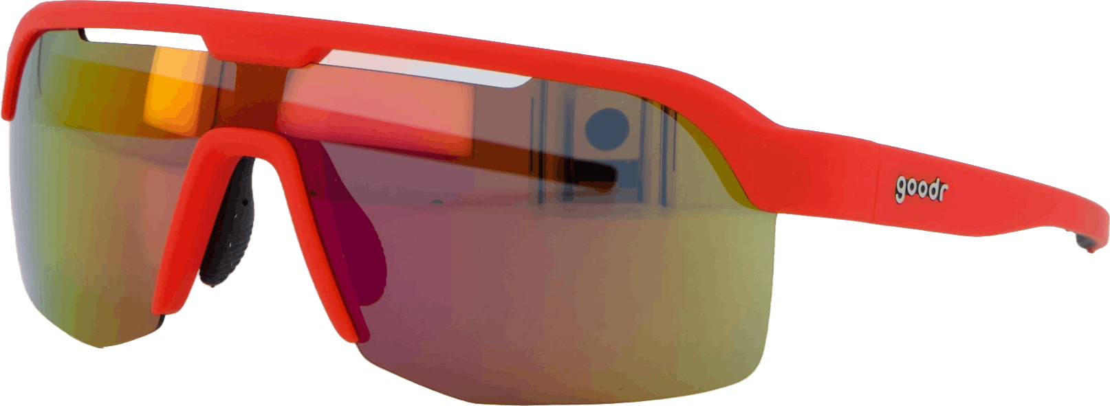 Bolt G's - Dante's Shin Splint Red, Unisex, Utstyr, briller, ONESIZE