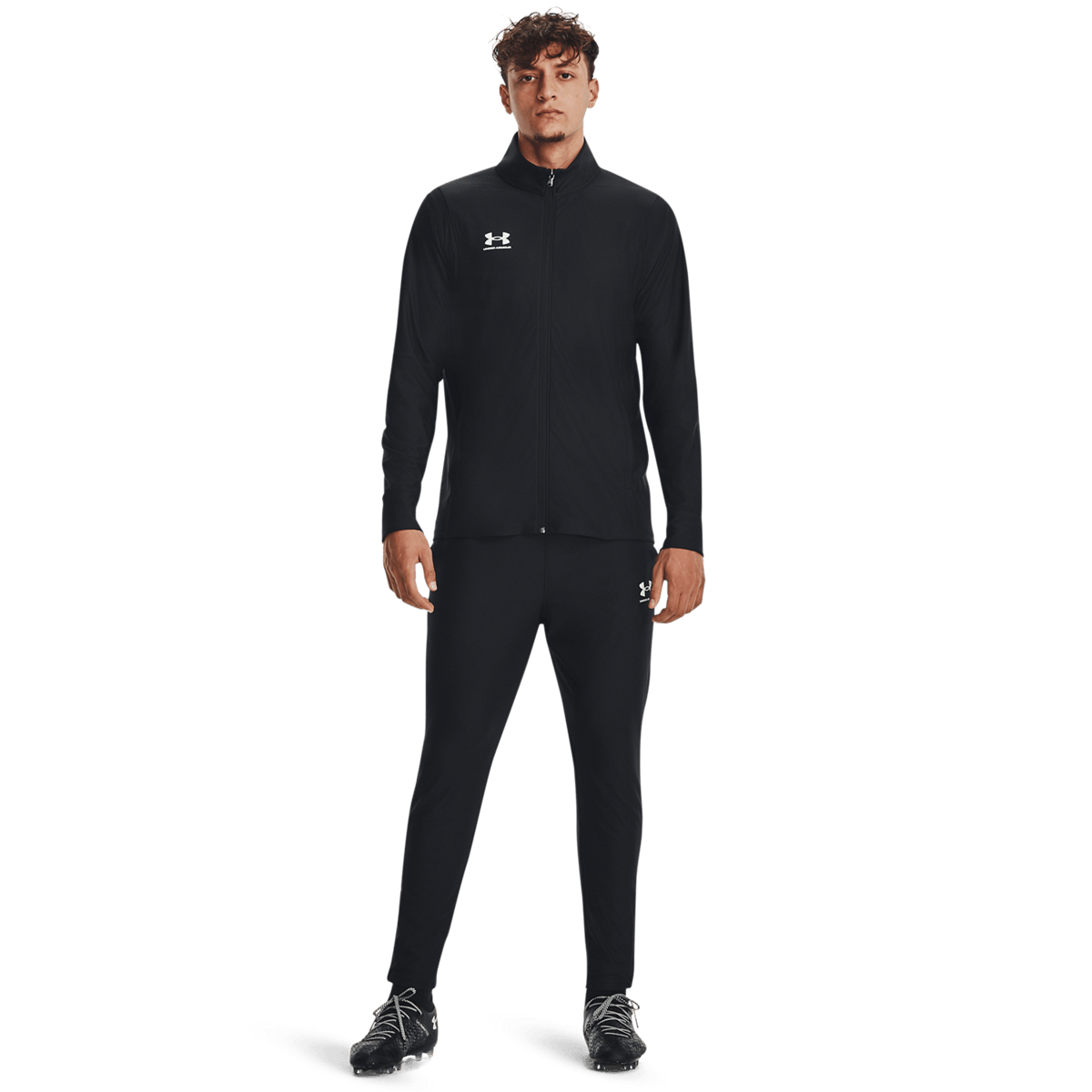 Ua M's Ch. Tracksuit Black, Male, Odzież, dresy i komplety, Czarny, S