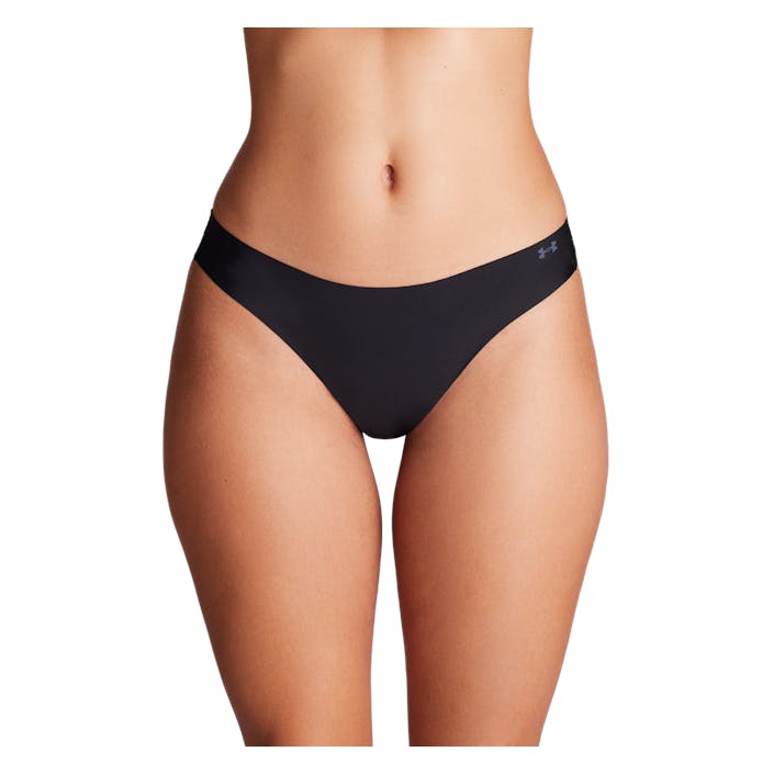 Ua Pure Stretch No Show Thong Black, Female, Kläder, Svart, M