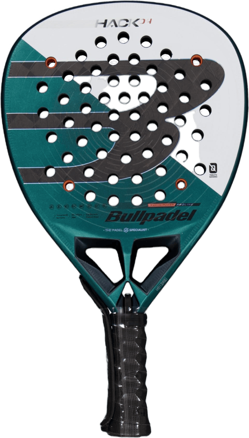 Hack 04 25 Black, Unisex, Equipment, rackets, Padel, Black, ONESIZE