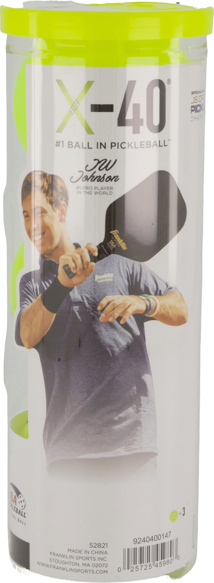 X-40 Outdoor Pickleball 3 Pck. Optic