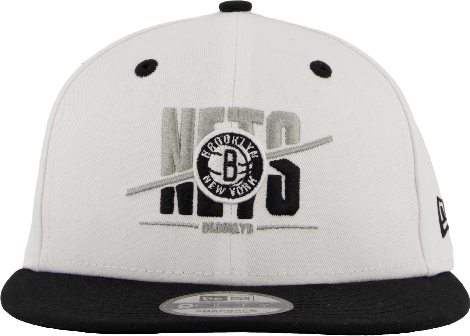 White Crown 9fifty Brooklyn Ne Whiblk - Bild 5