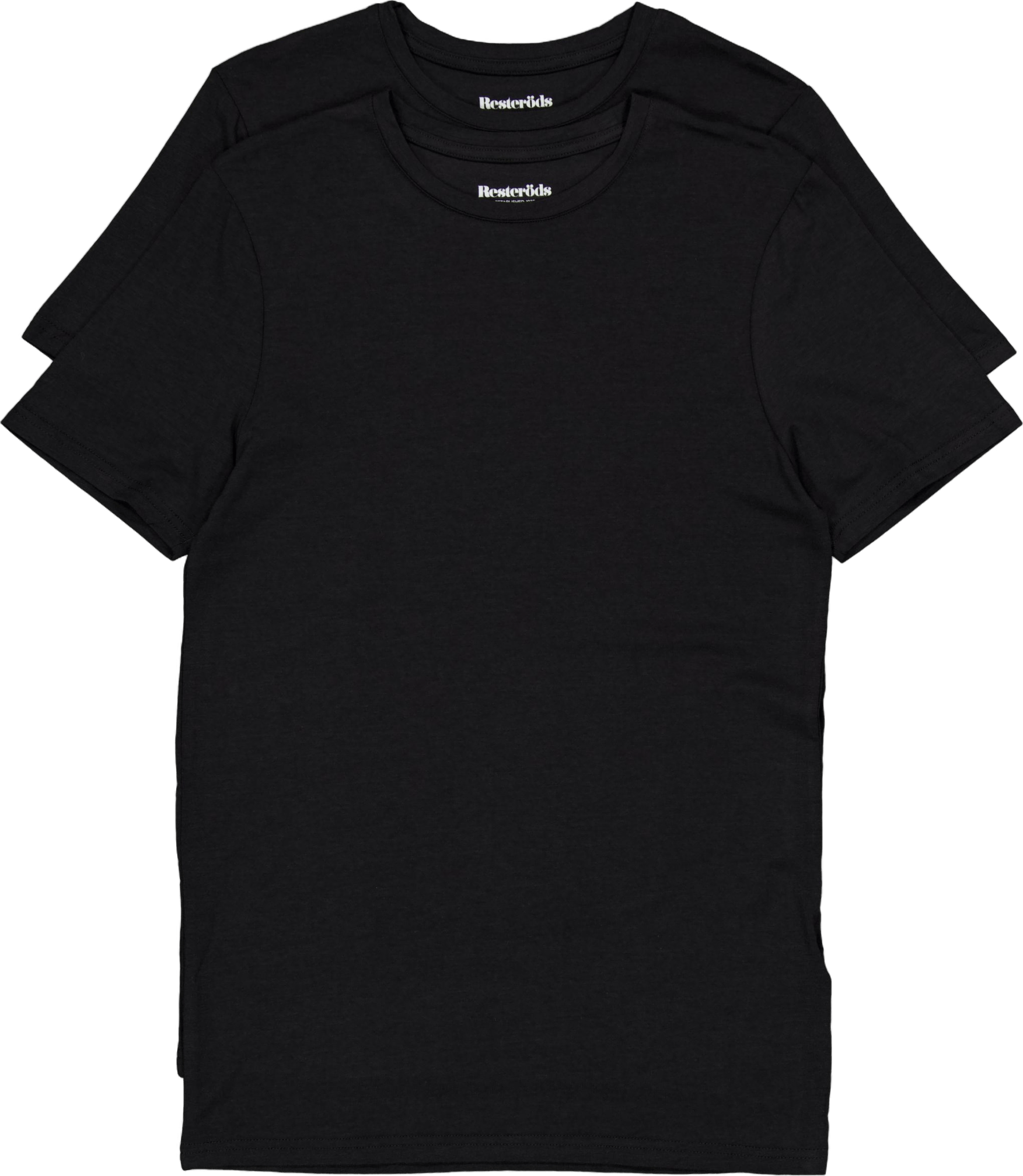 Tee 2-pack Bamboo Black