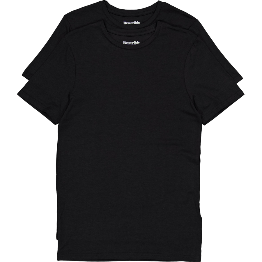 Tee 2-pack Bamboo Black