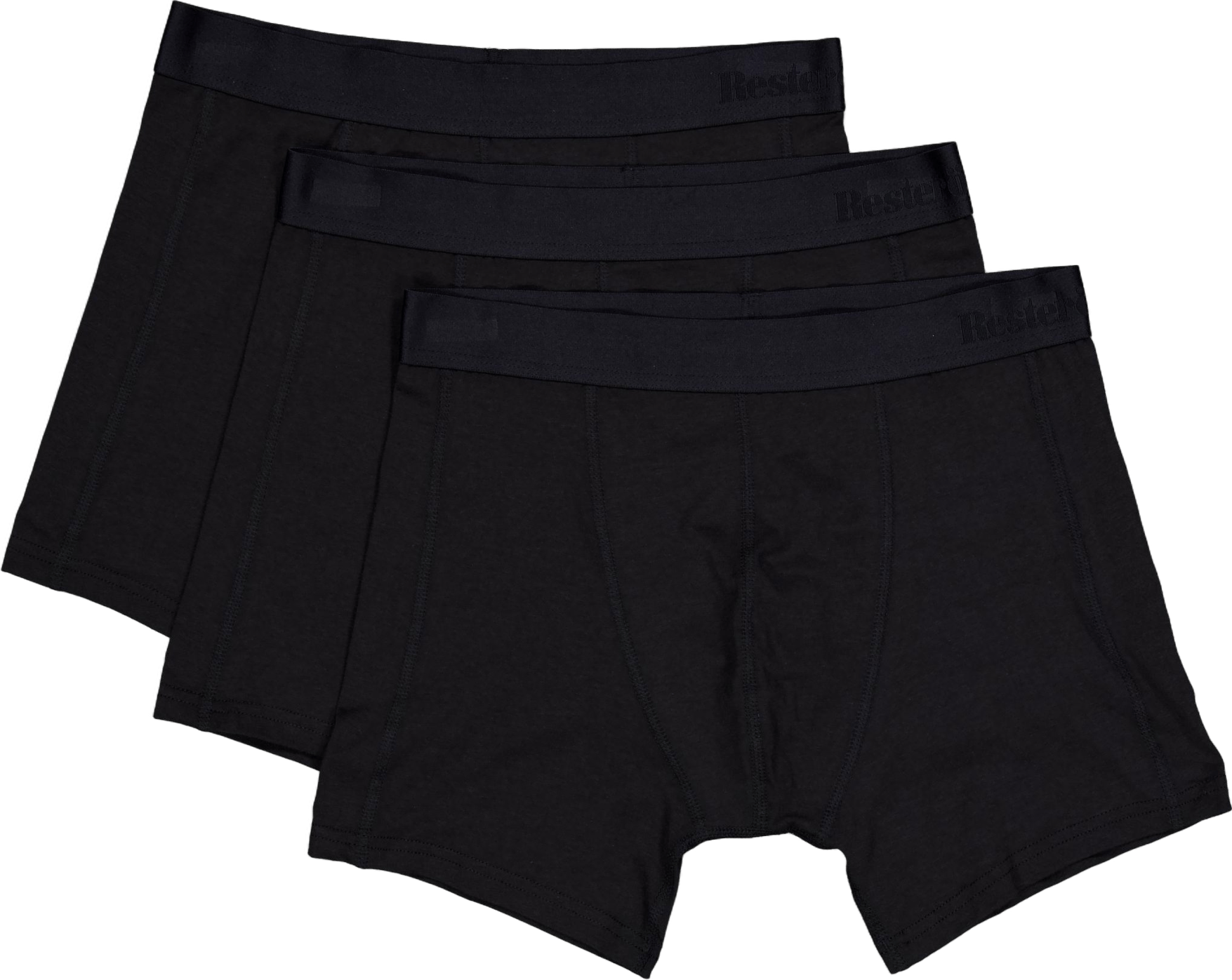 Kalle Bamboo 3-pack Black