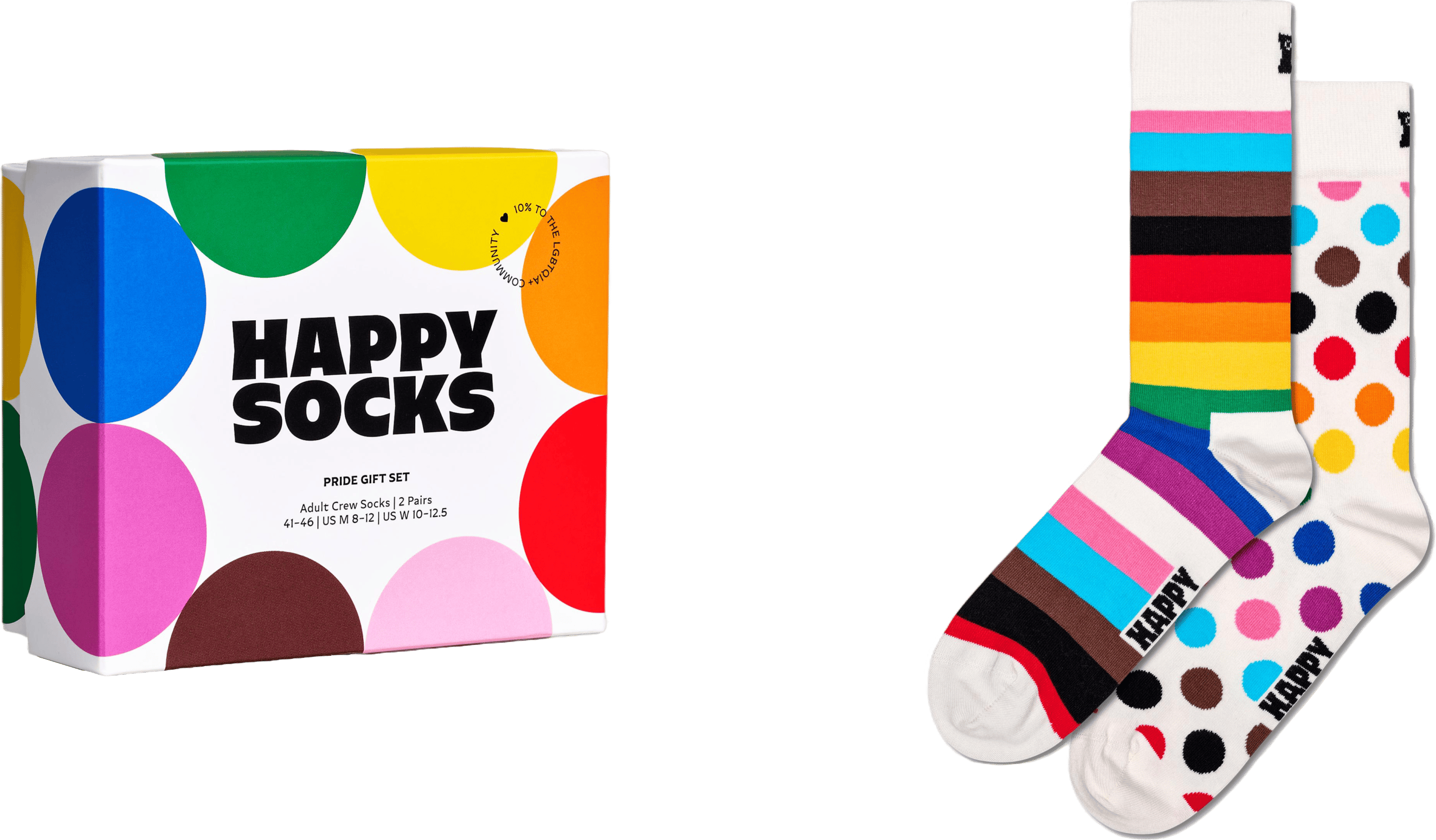 2-pack Pride Socks Gift Set White - Bild 2