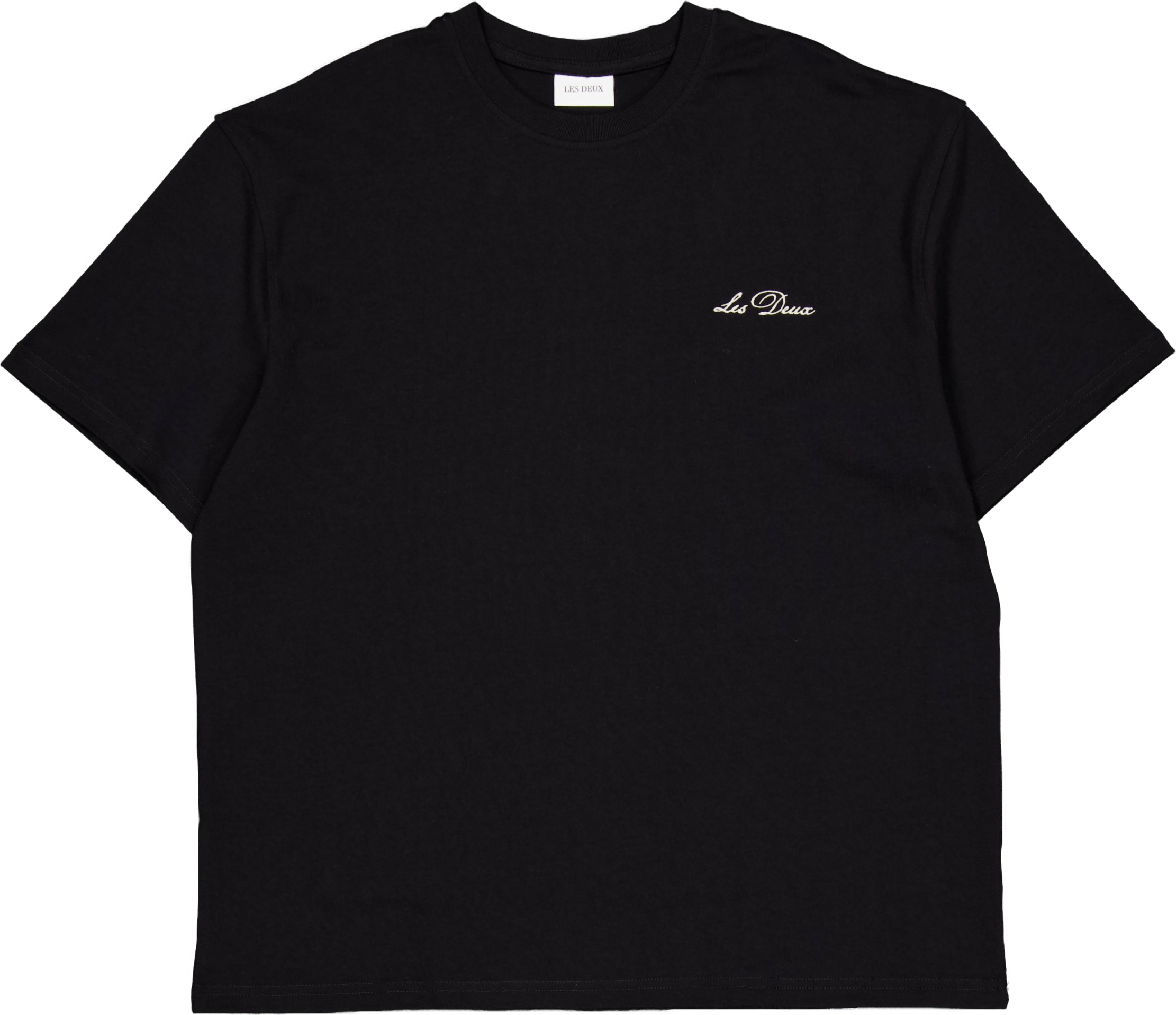 Crew T-shirt Black/white