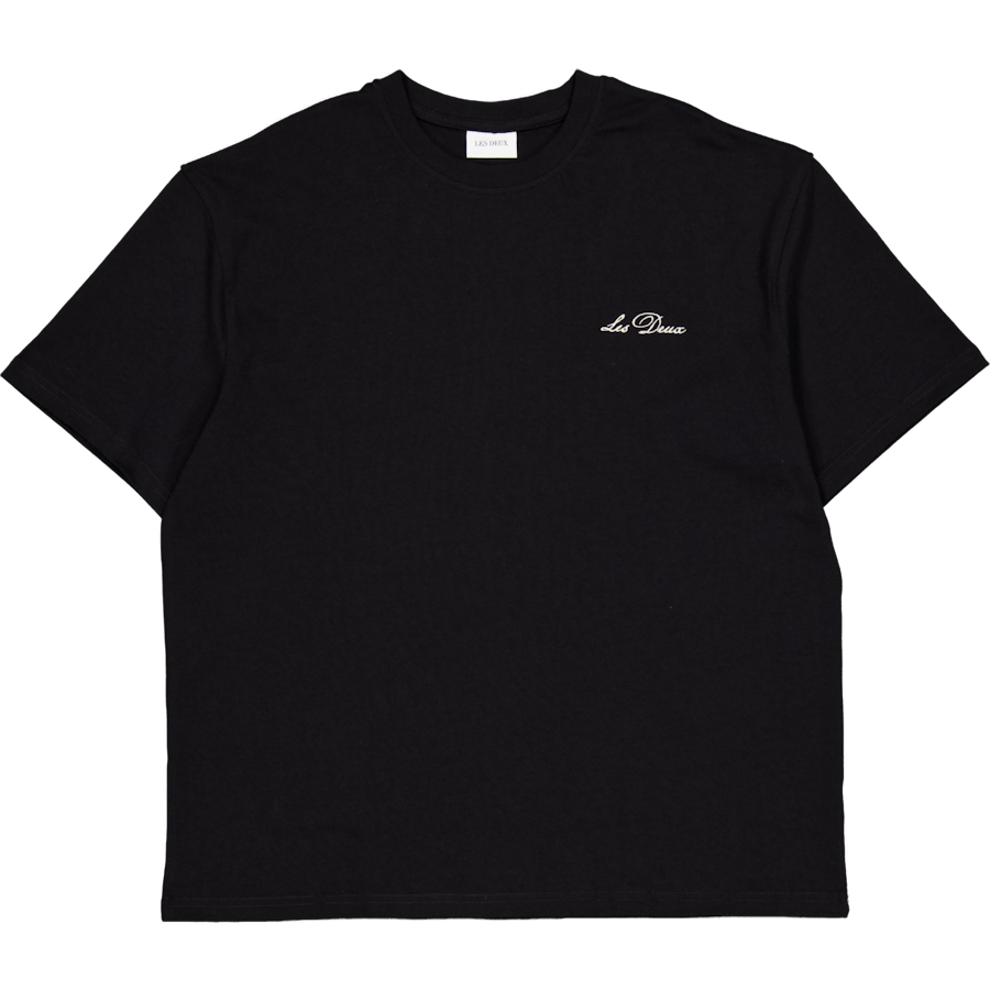 Crew T-shirt Black/white