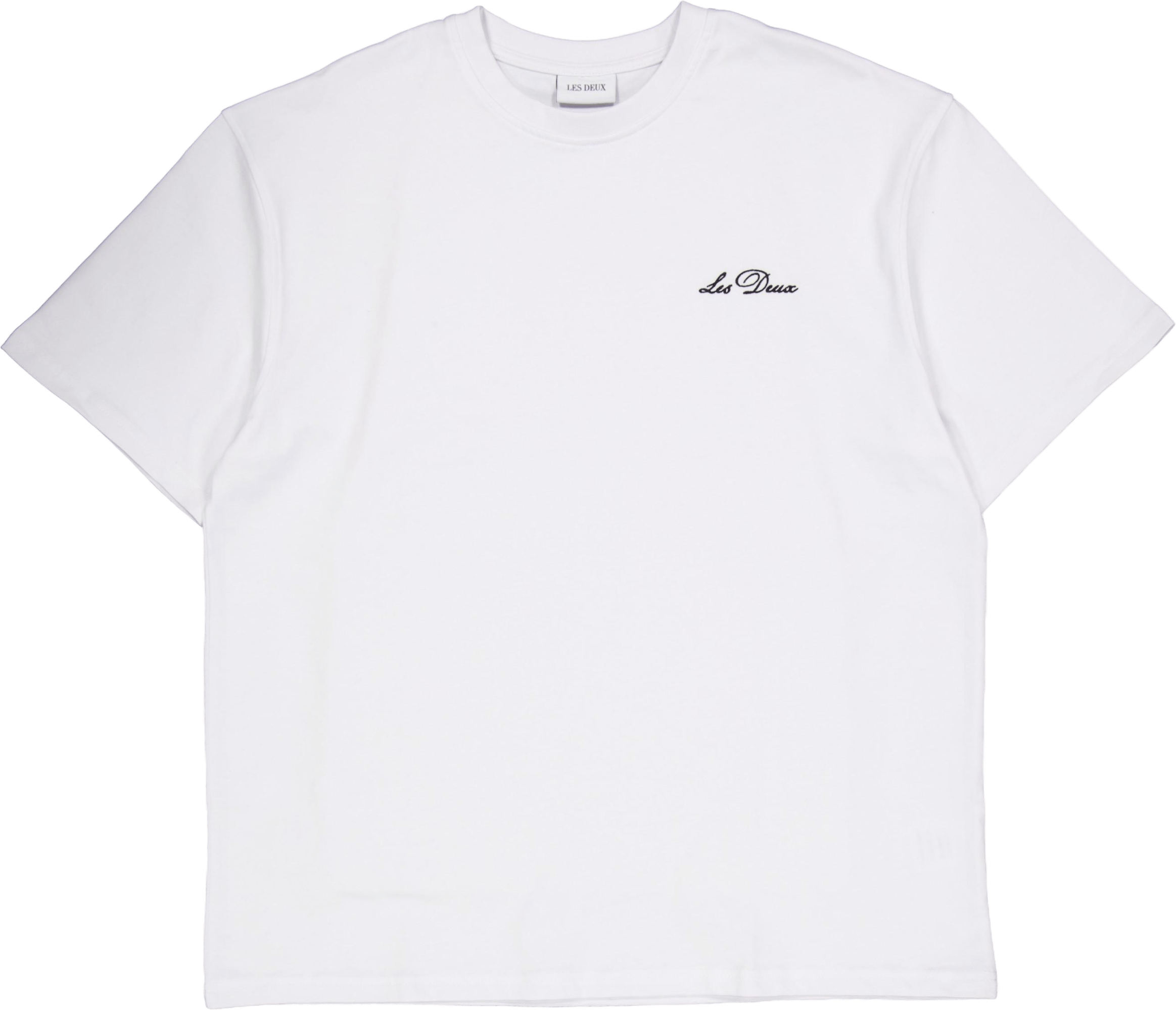 Crew T-shirt White/black