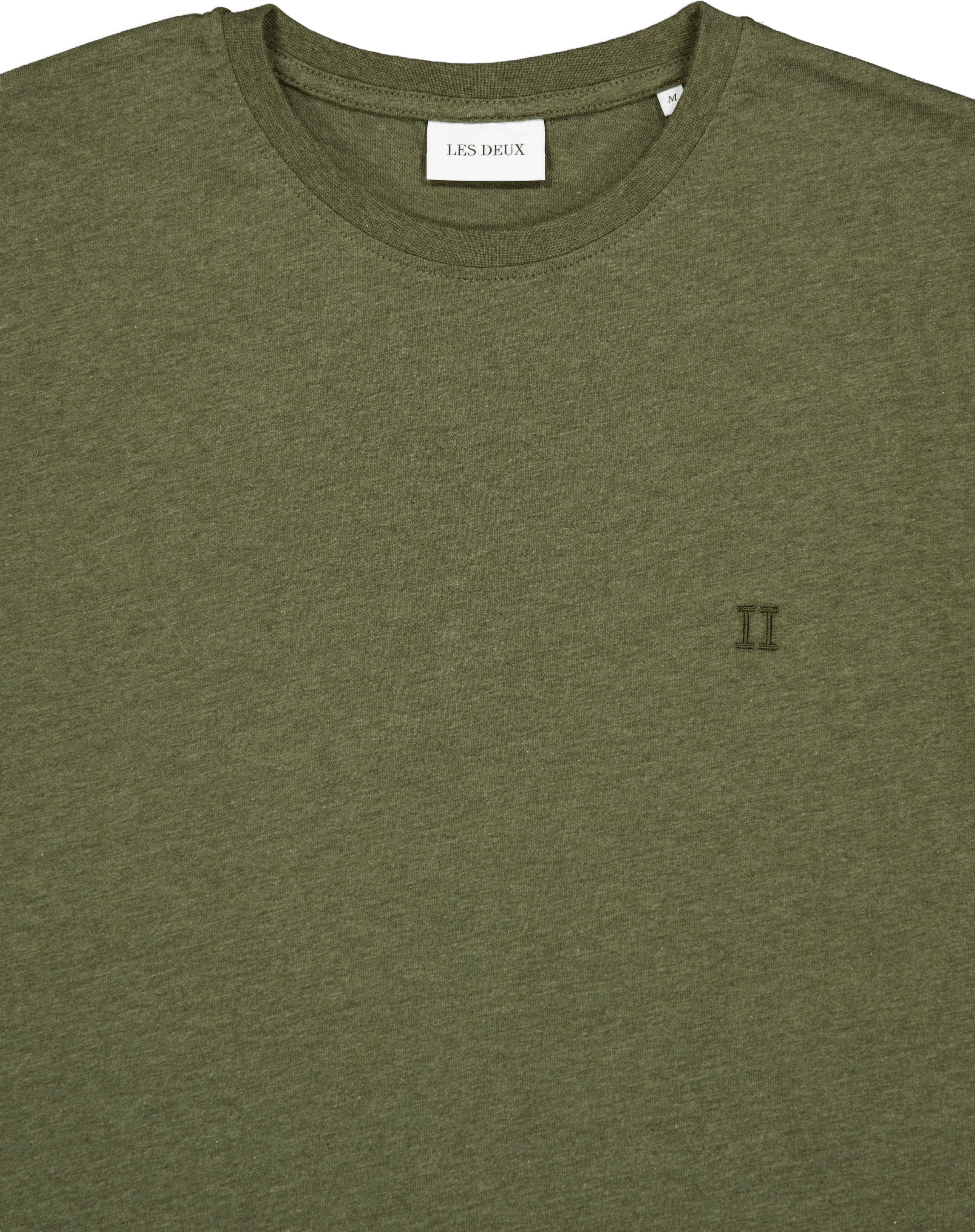 Nørregaard T-shirt Tonal Forest Green Melange - Bild 3