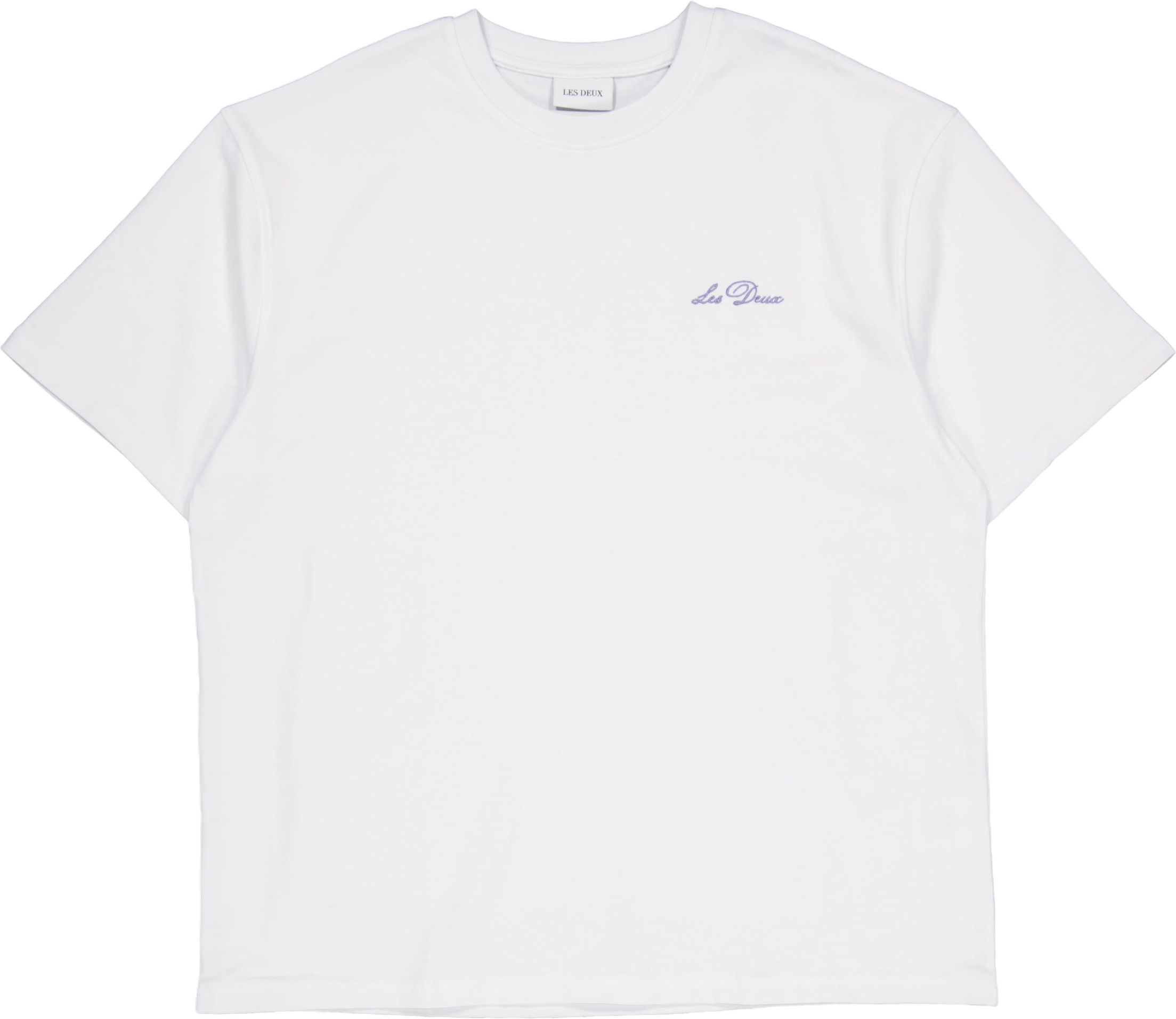 Crew T-shirt White/xenon Blue