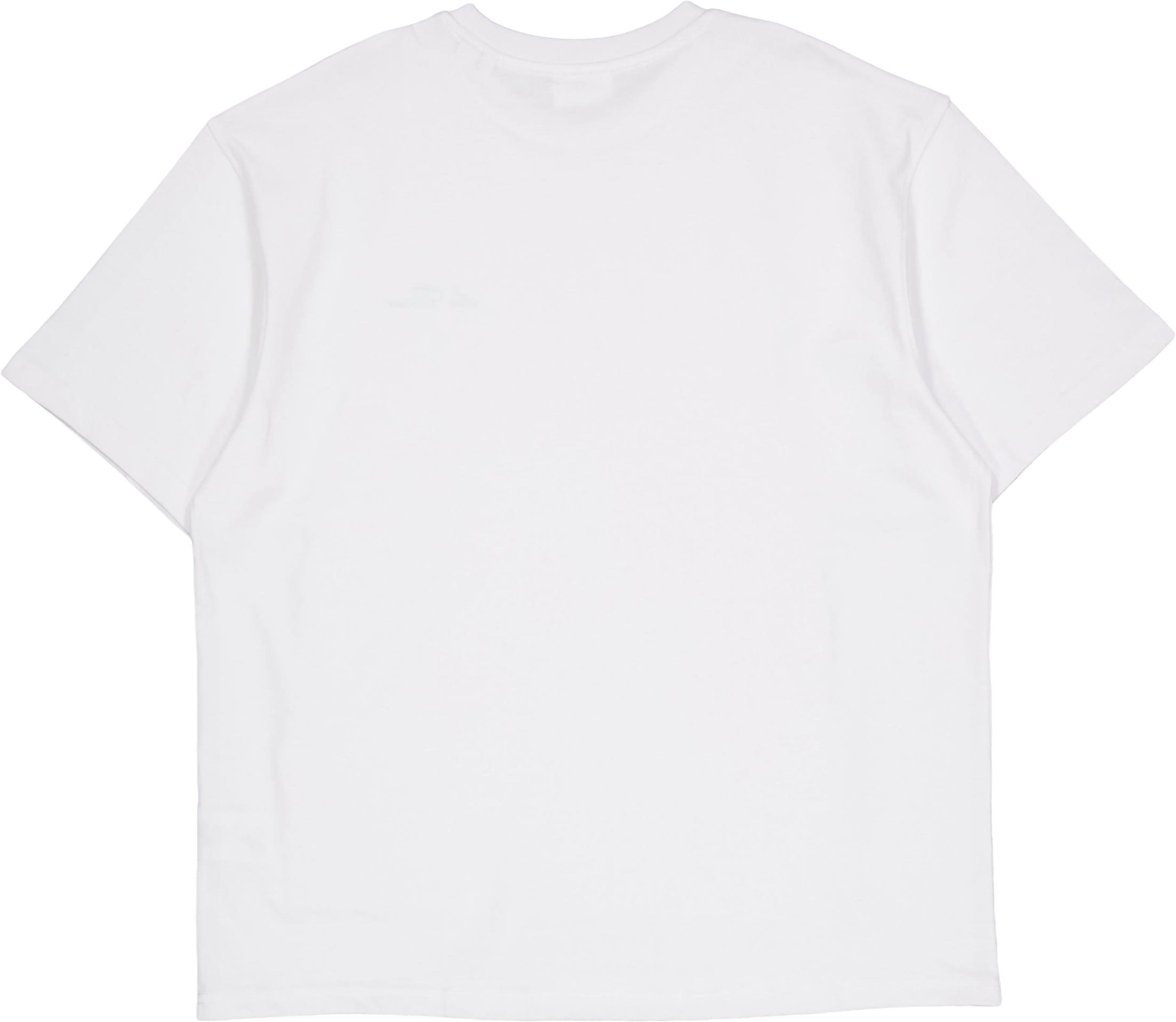 Crew T-shirt White/xenon Blue - Bild 2