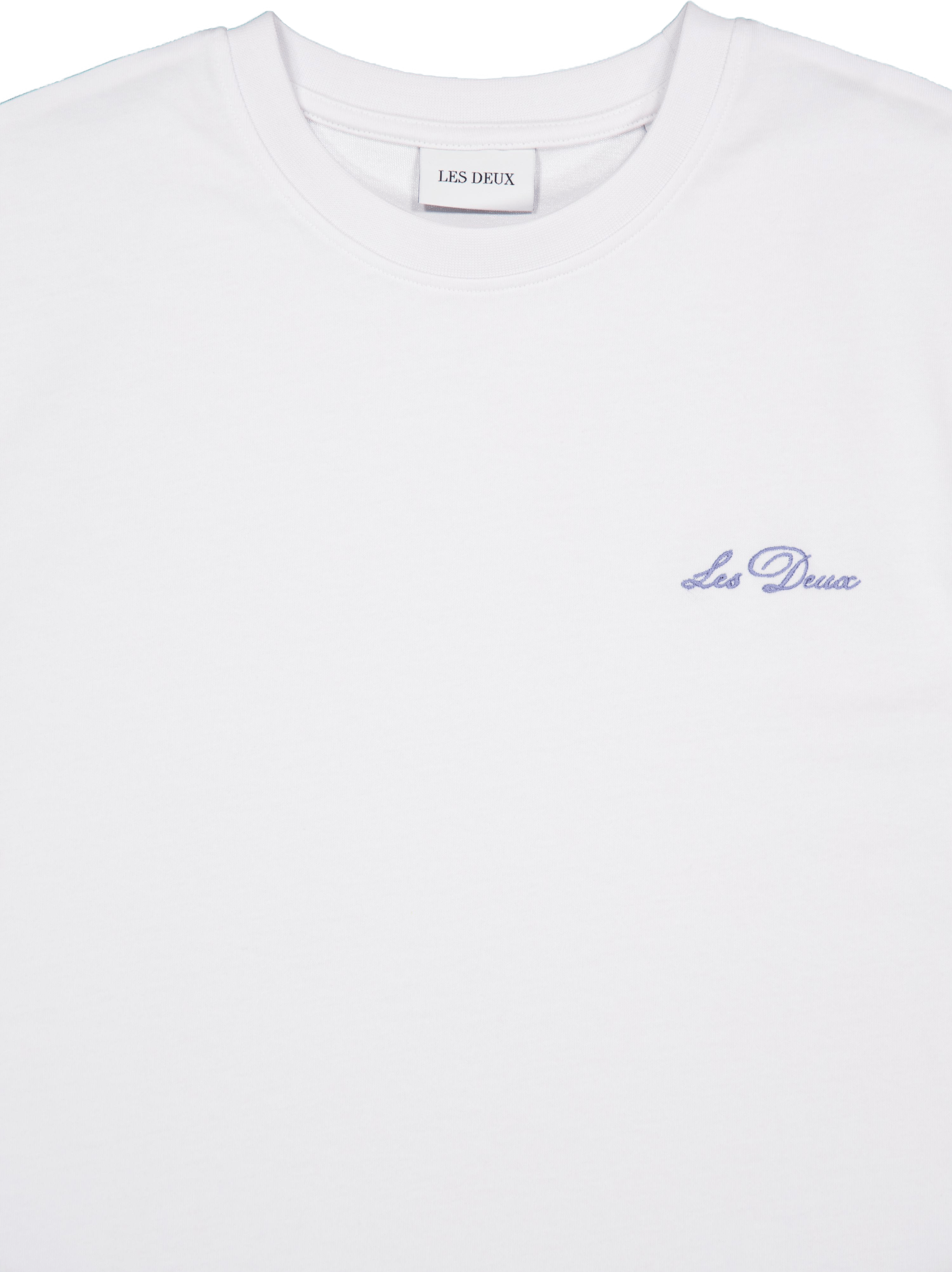 Crew T-shirt White/xenon Blue - Bild 3