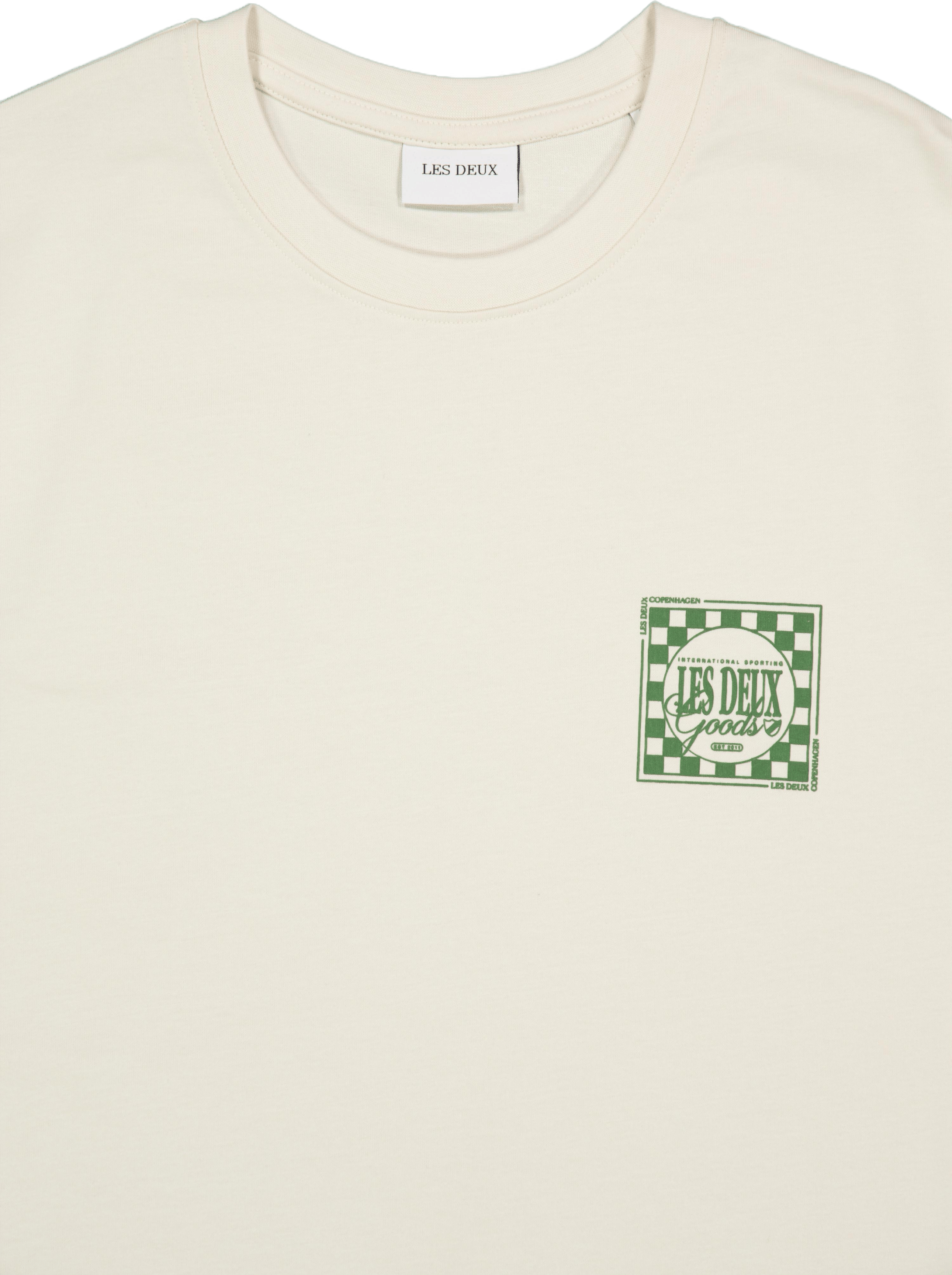 Goods T-shirt Ivory/chive Green - Bild 3