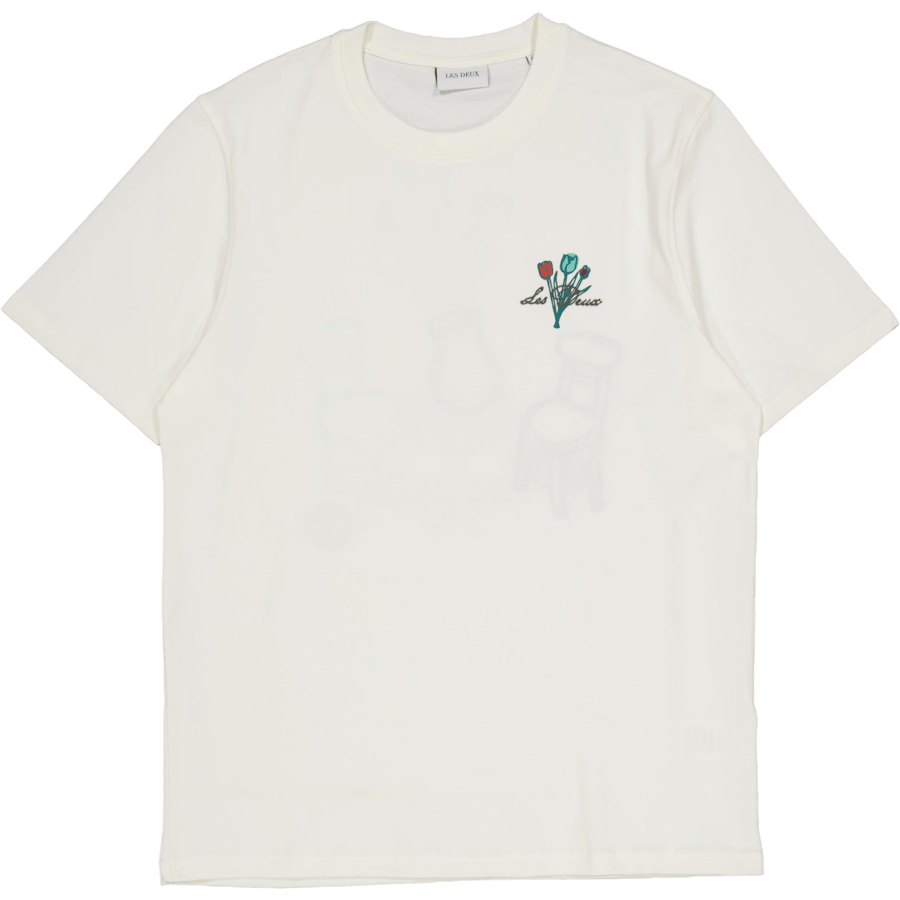 Bruno Café T-shirt Light Ivory