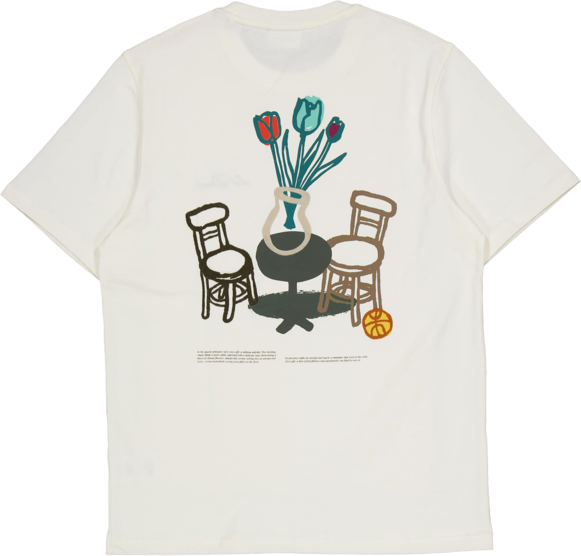 Bruno Café T-shirt Light Ivory - Bild 2