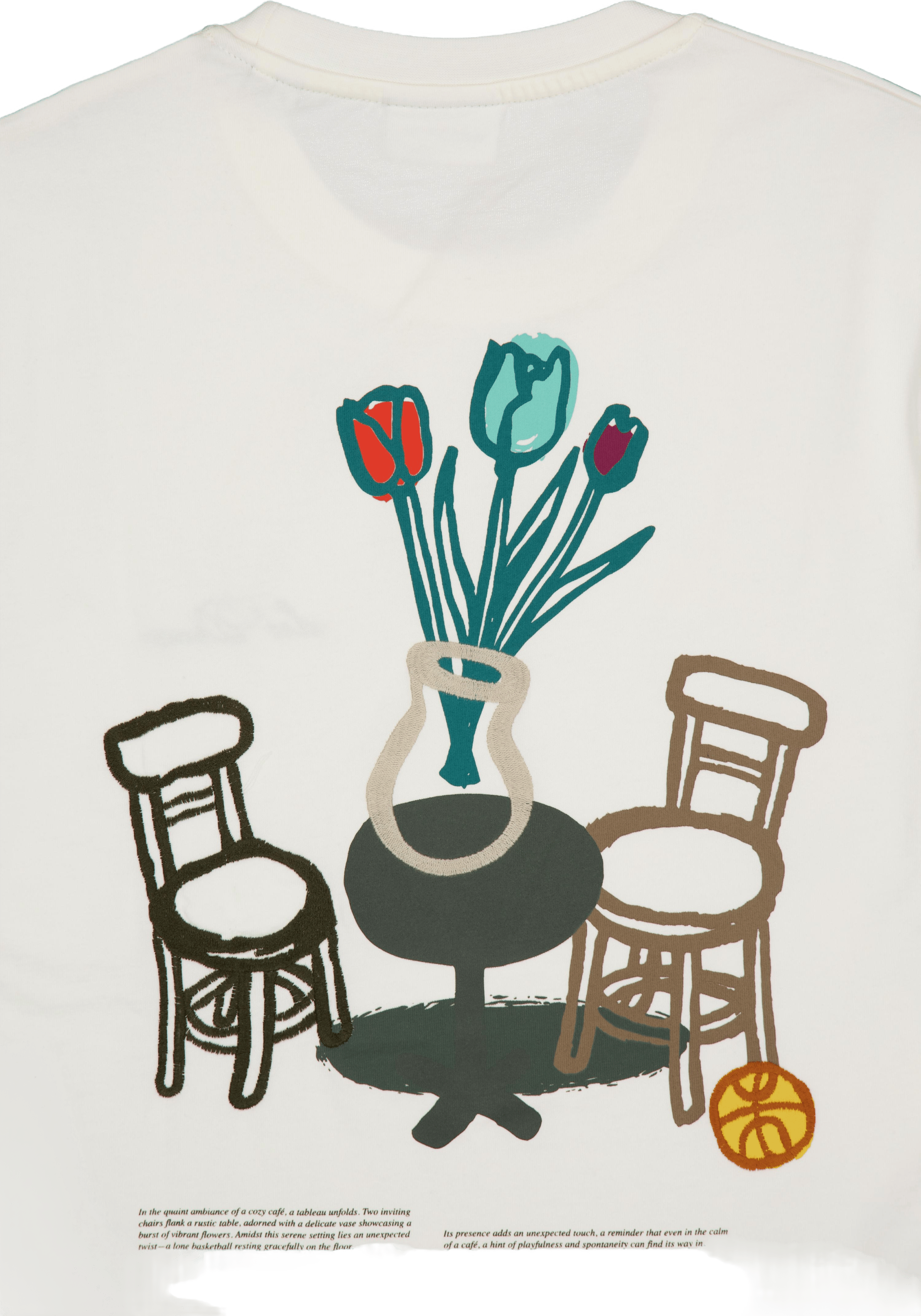 Bruno Café T-shirt Light Ivory - Bild 4