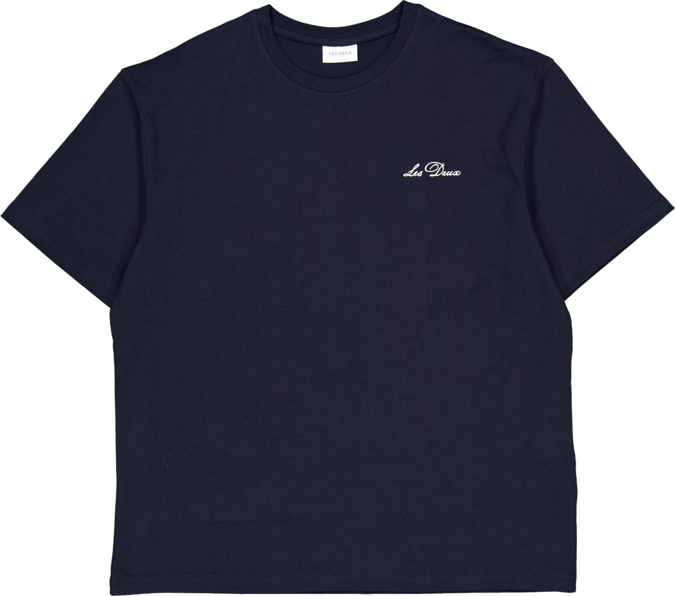Crew T-shirt Dark Navy/white