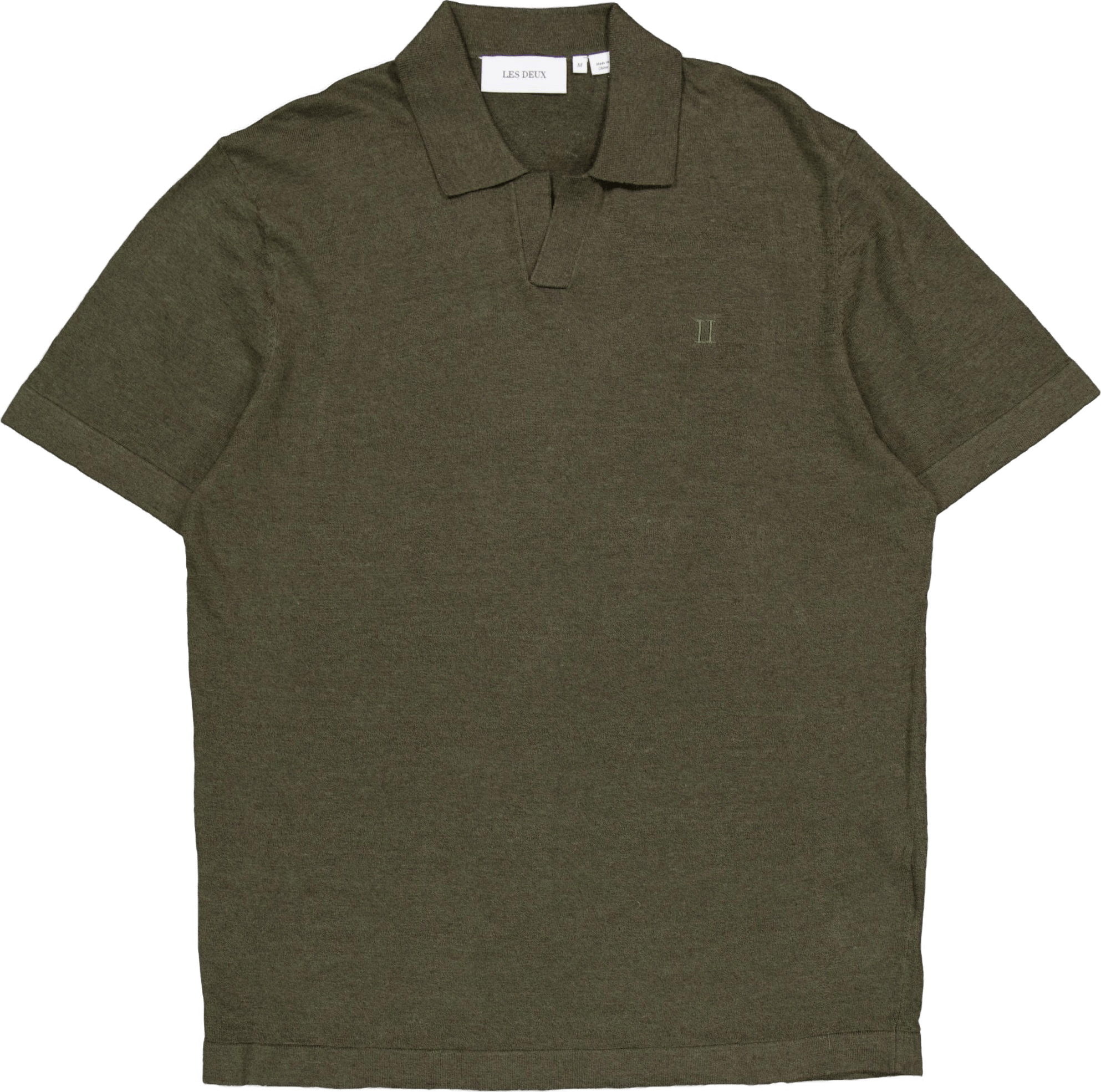 Emmanuel Polo Knit Forest Green