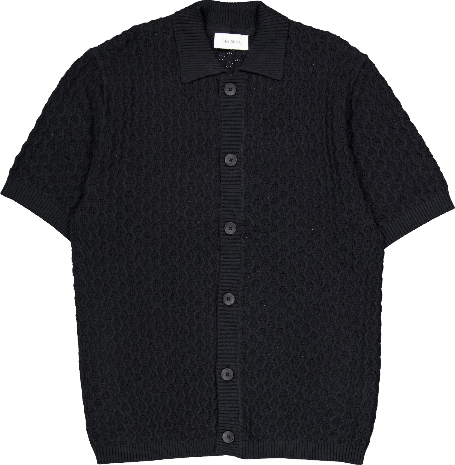 Gespertus Ss Knit Shirt Black