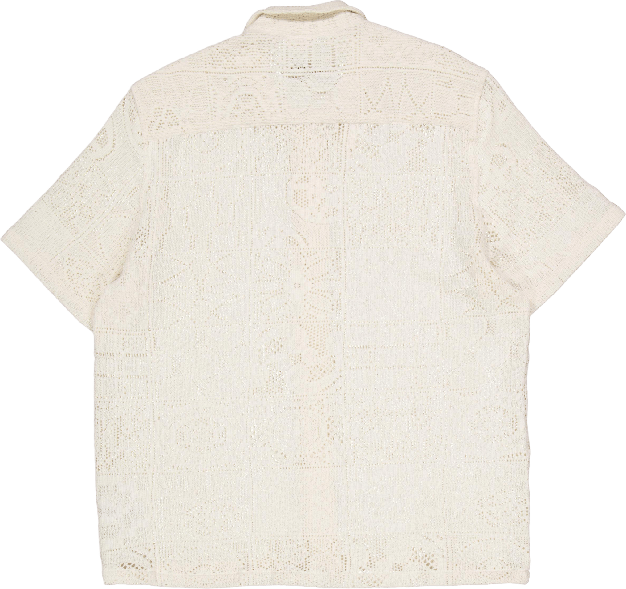 Hector Lace Ss Shirt Ivory - Bild 2