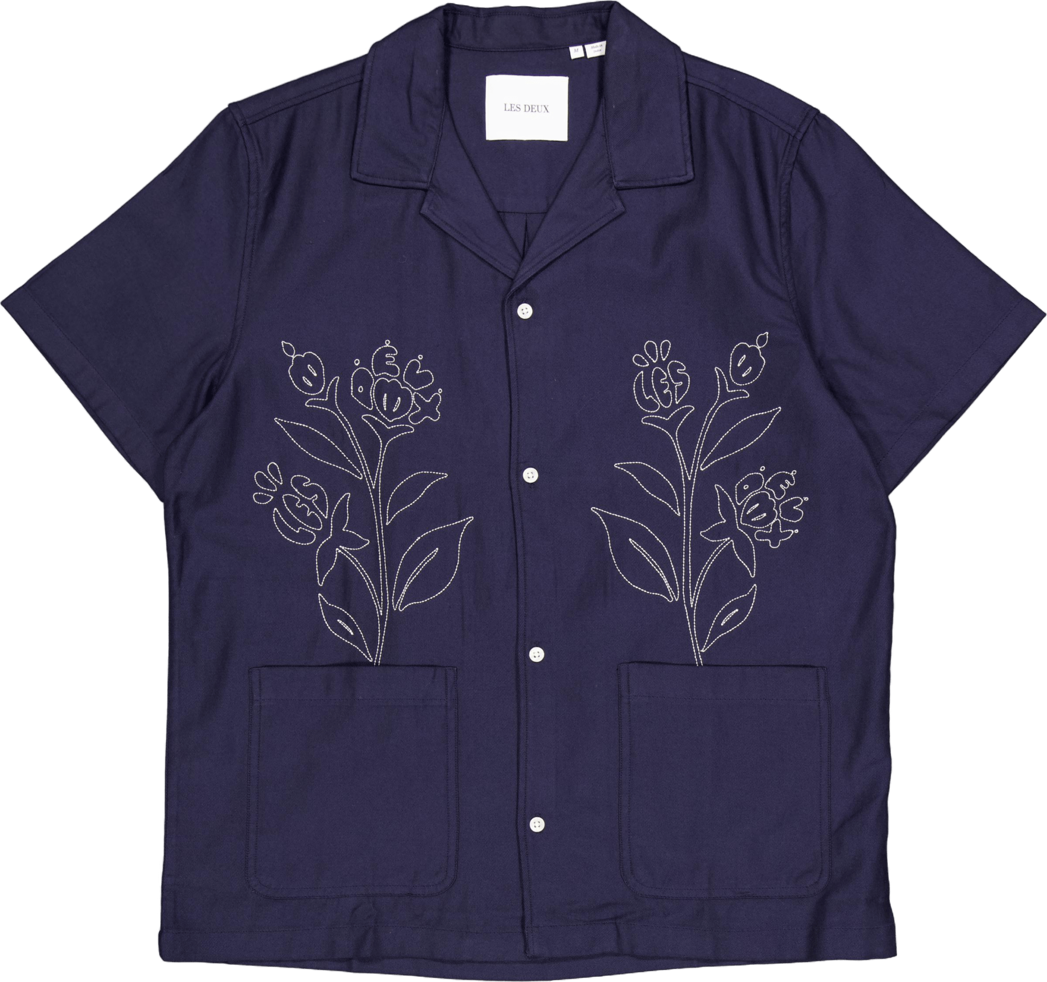 Kingsley Aoe Ss Shirt Dark Navy