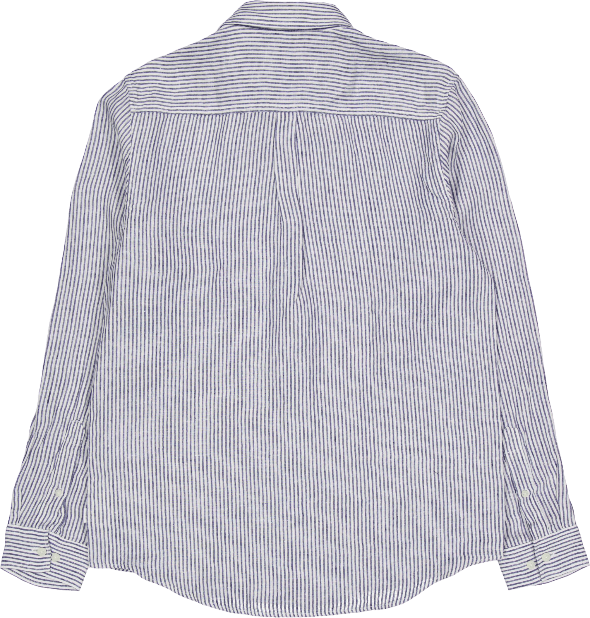 Kristian Linen B.d. Shirt Light Ivory/blueprint - Bild 2