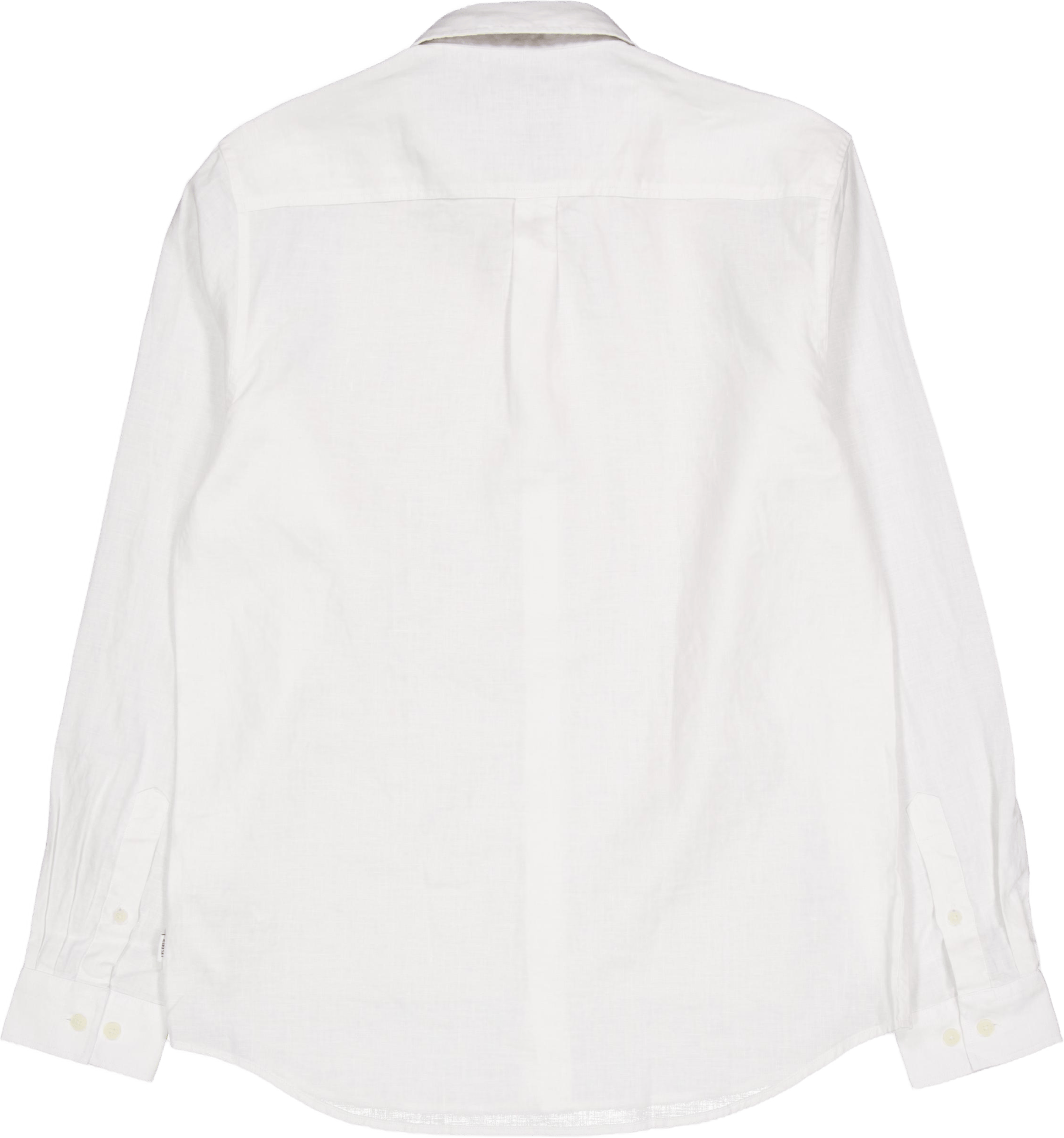 Kristian Linen B.d. Shirt White - Bild 2