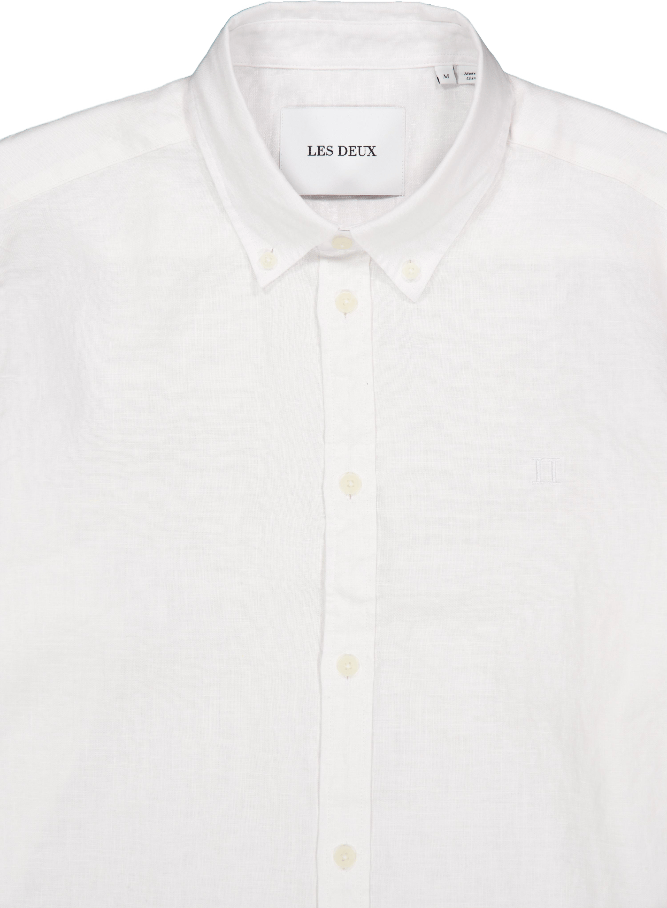 Kristian Linen B.d. Shirt White - Bild 3