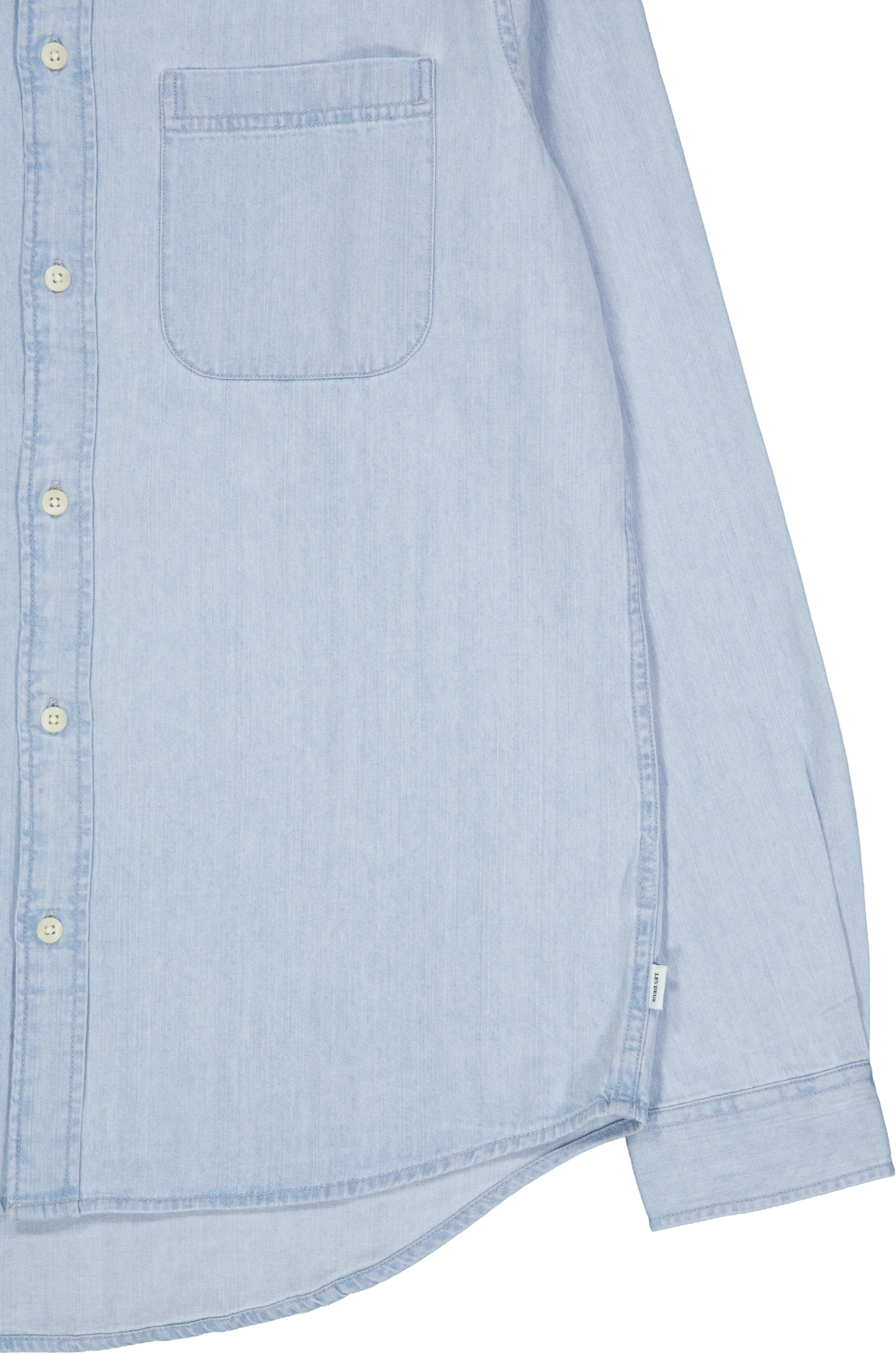 Kash Denim Shirt Light Blue Wash - Bild 4